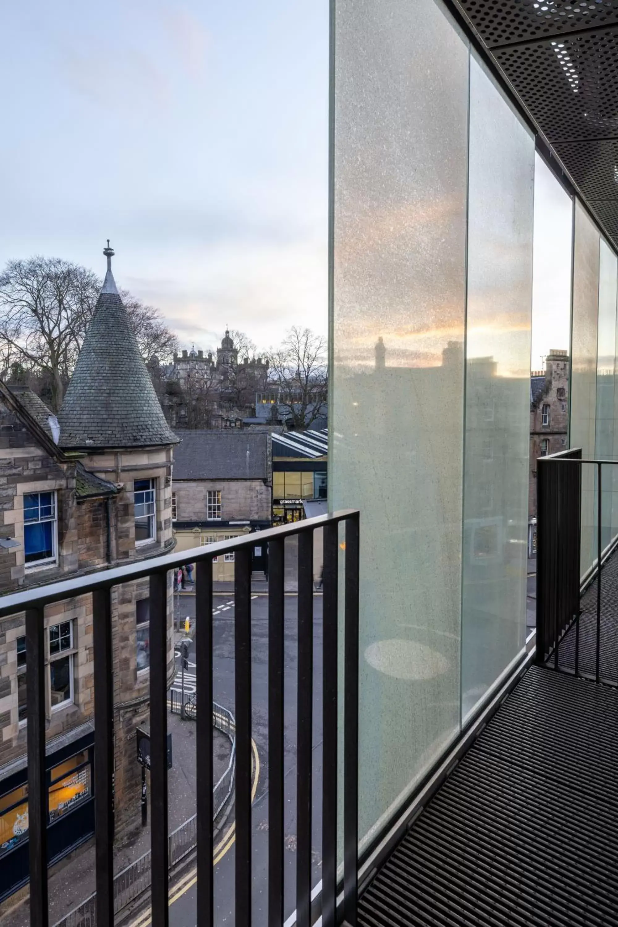 Chamber King Balcony in Virgin Hotels Edinburgh