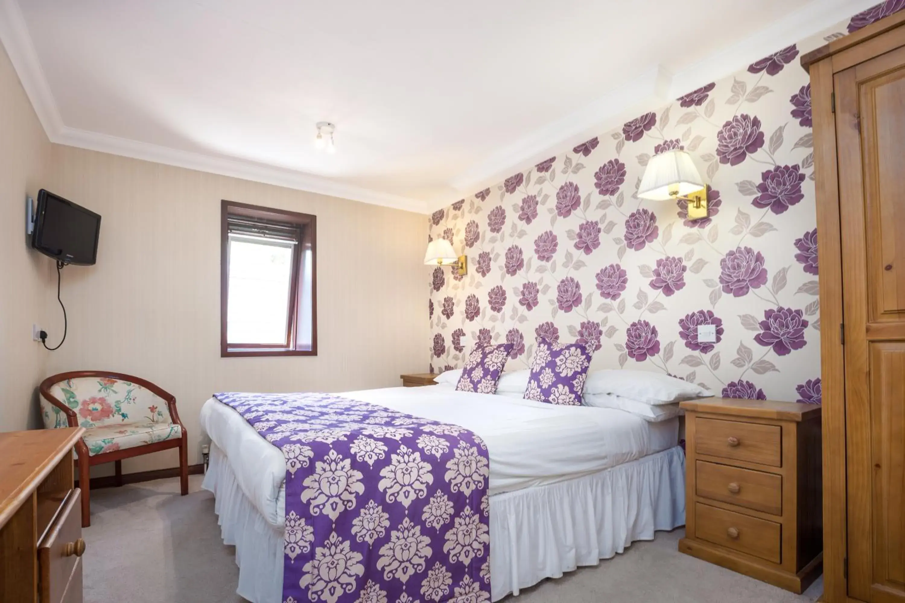 Bedroom, Bed in Craigmonie Hotel Inverness by Compass Hospitality