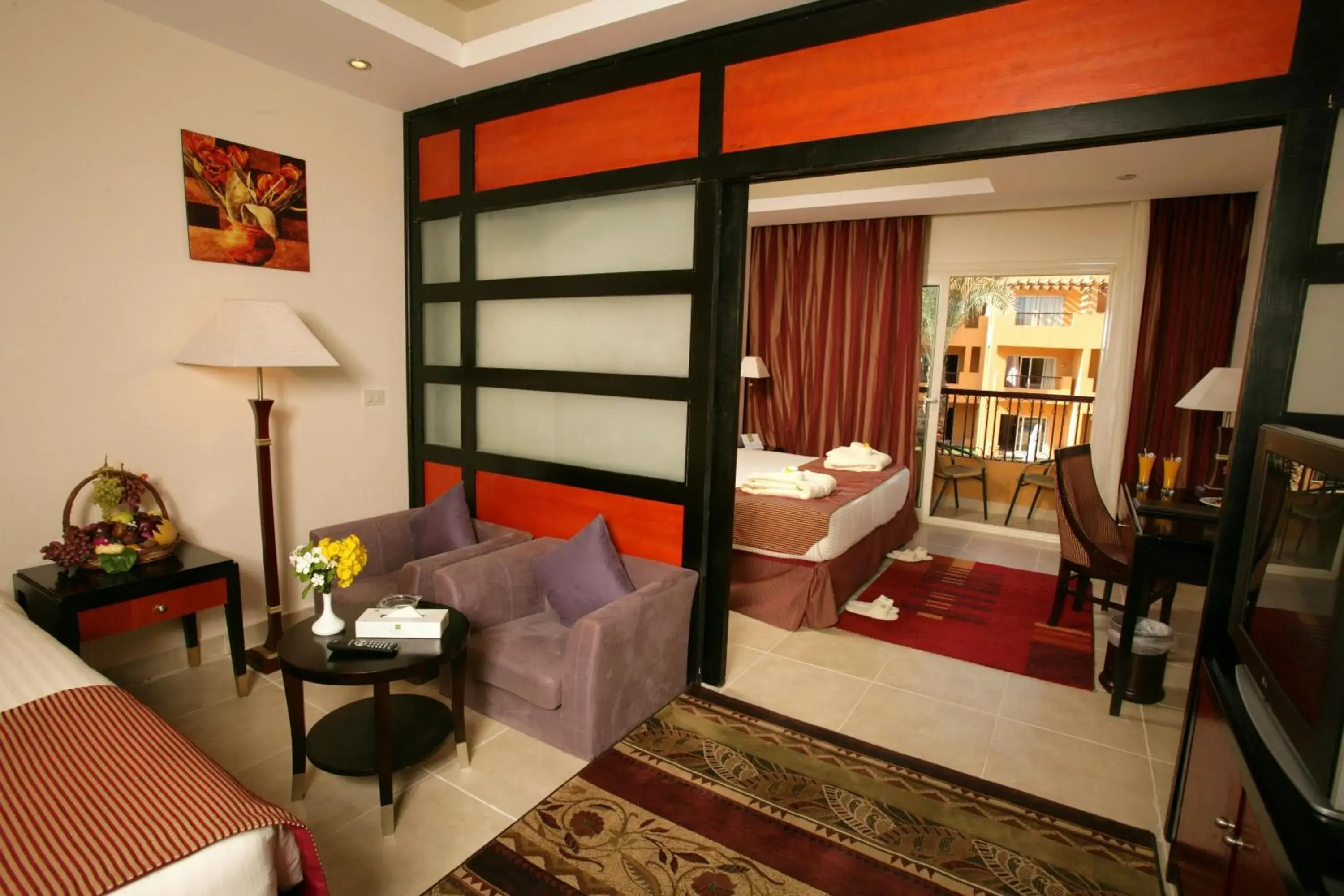 Bedroom, Seating Area in Rehana Royal Beach Resort - Aquapark & Spa - Family & Couples Only