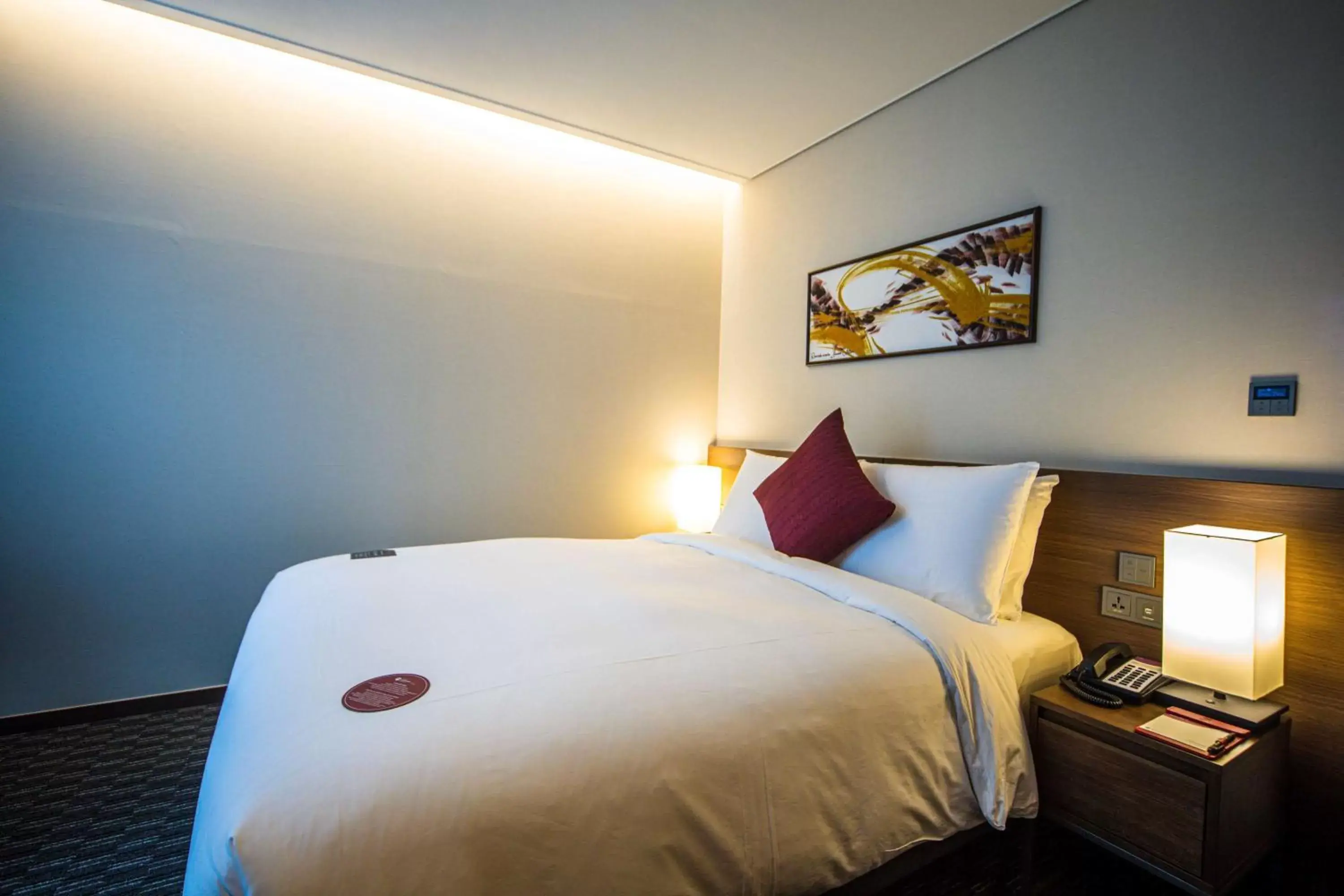 Photo of the whole room, Bed in Ramada Encore by Wyndham Busan Station