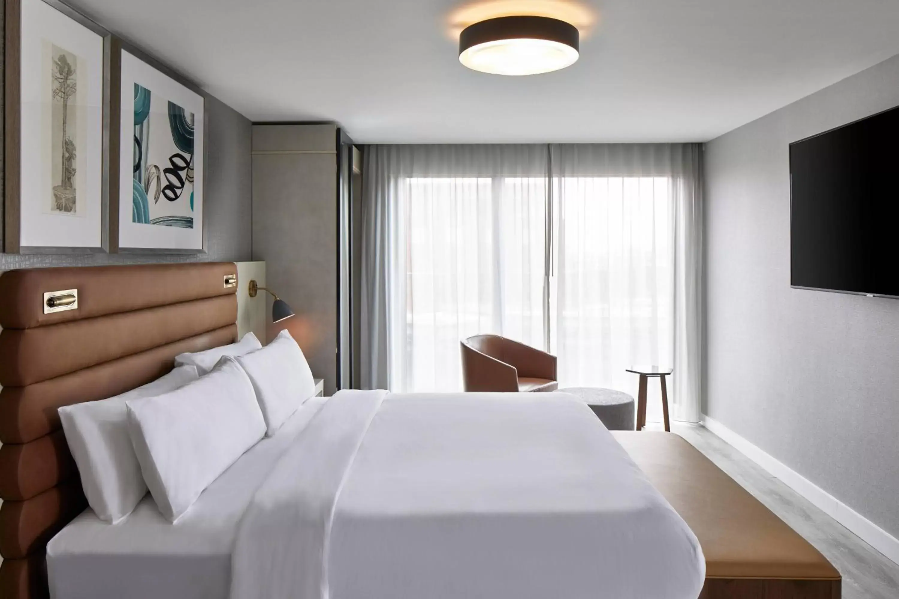 Bedroom, Bed in AC Hotel by Marriott Greenville