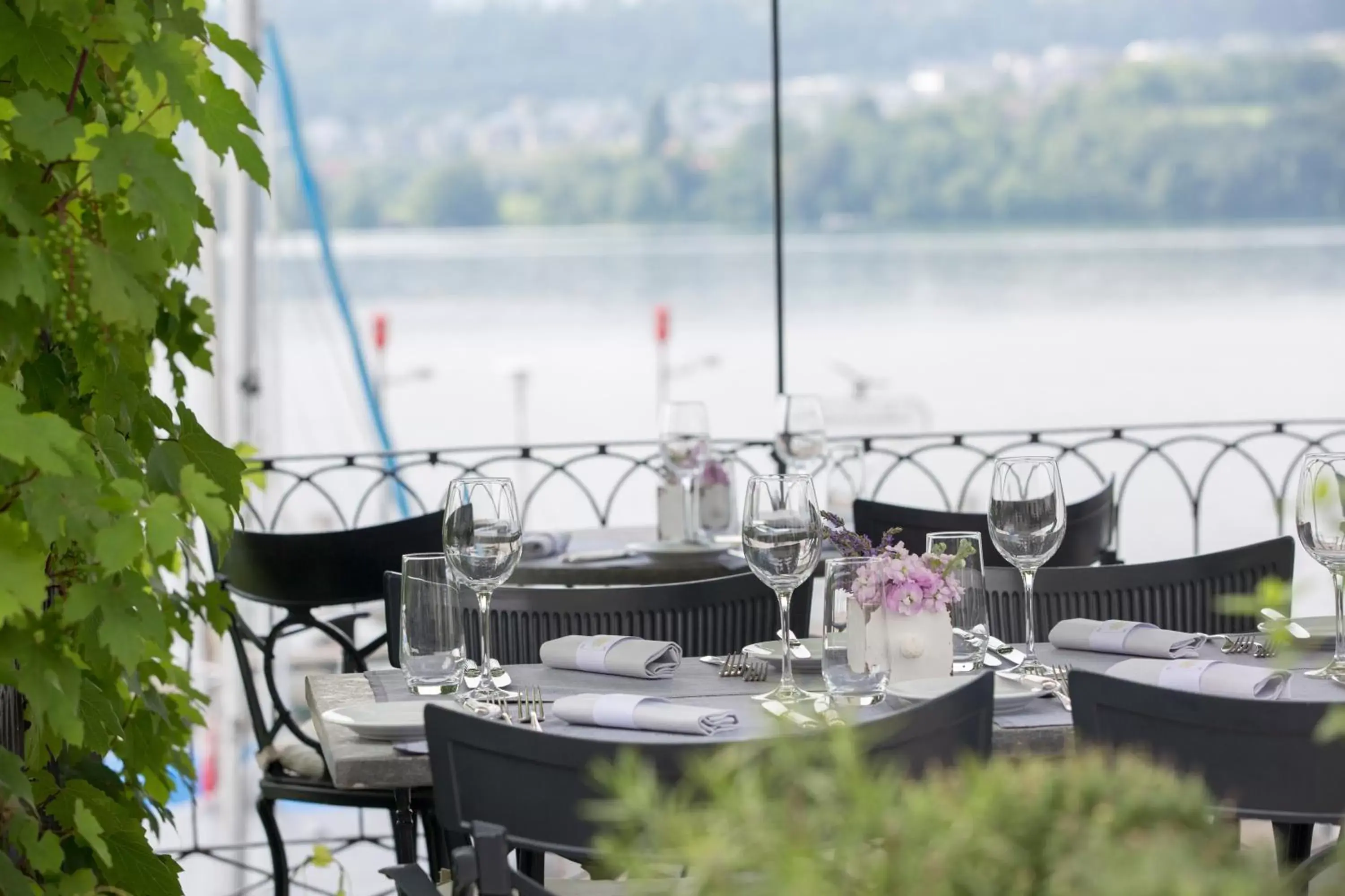 Garden, Restaurant/Places to Eat in Hotel Hirschen am See
