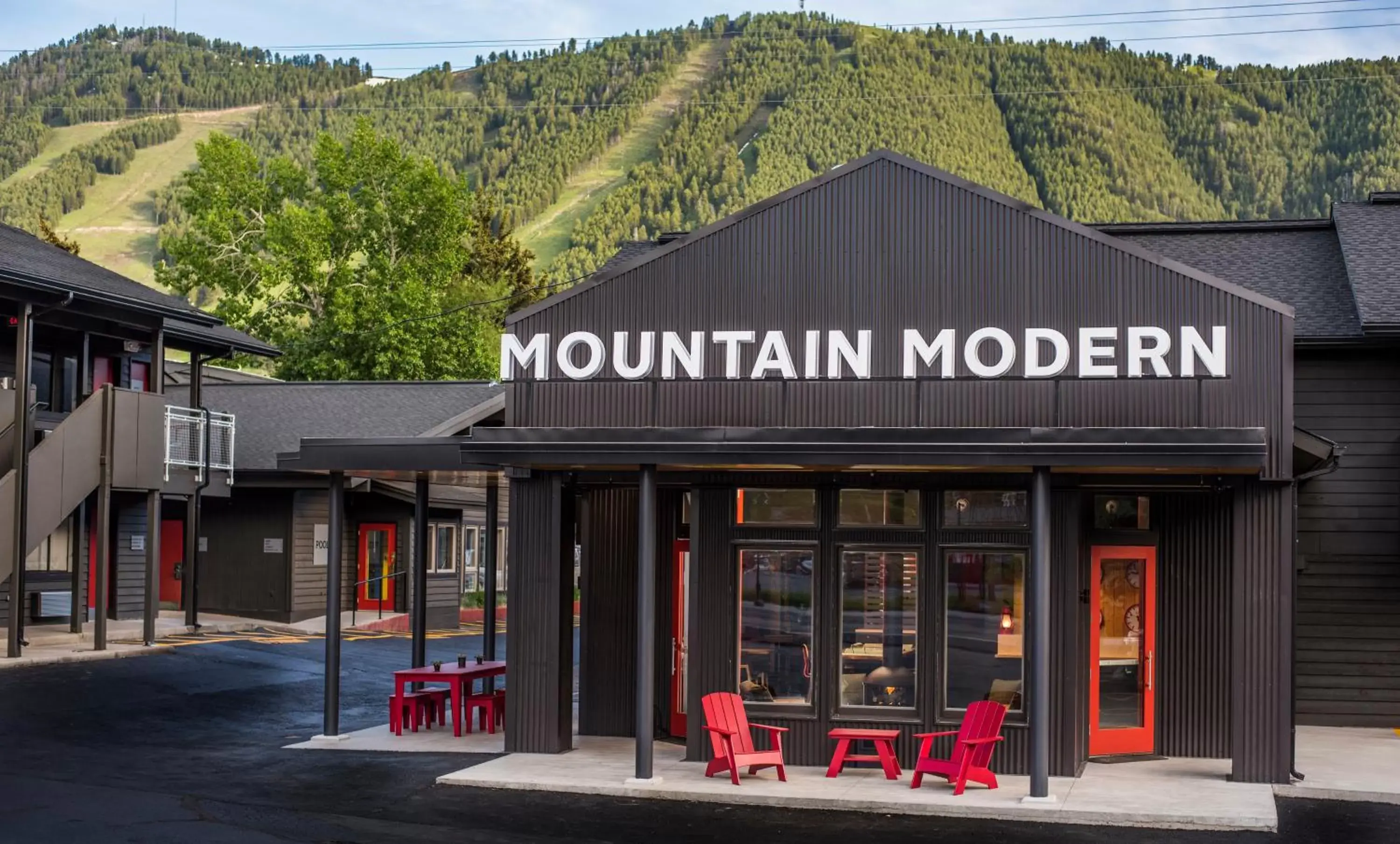 Property building in Mountain Modern Motel