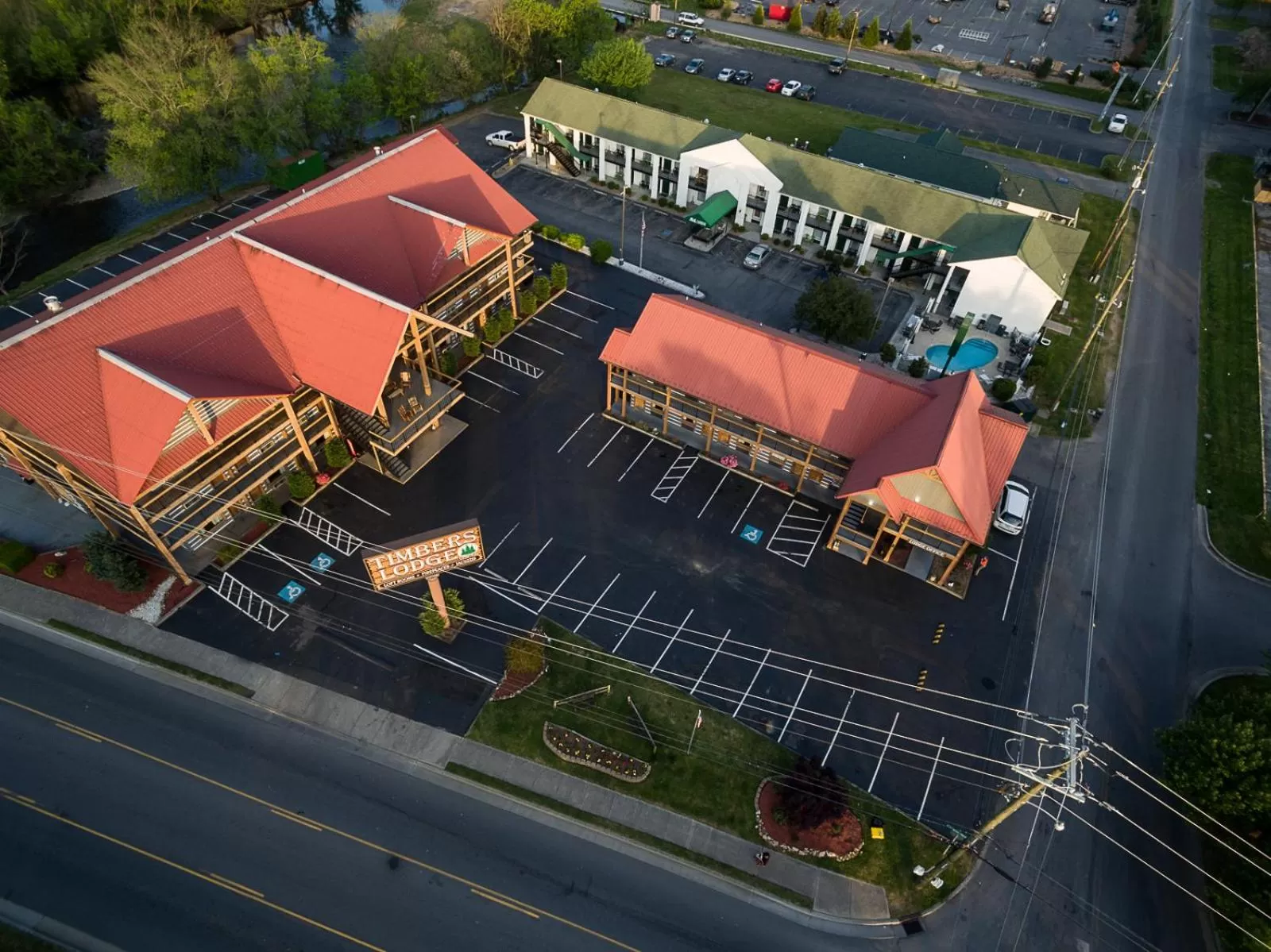 Bird's eye view in Timbers Lodge