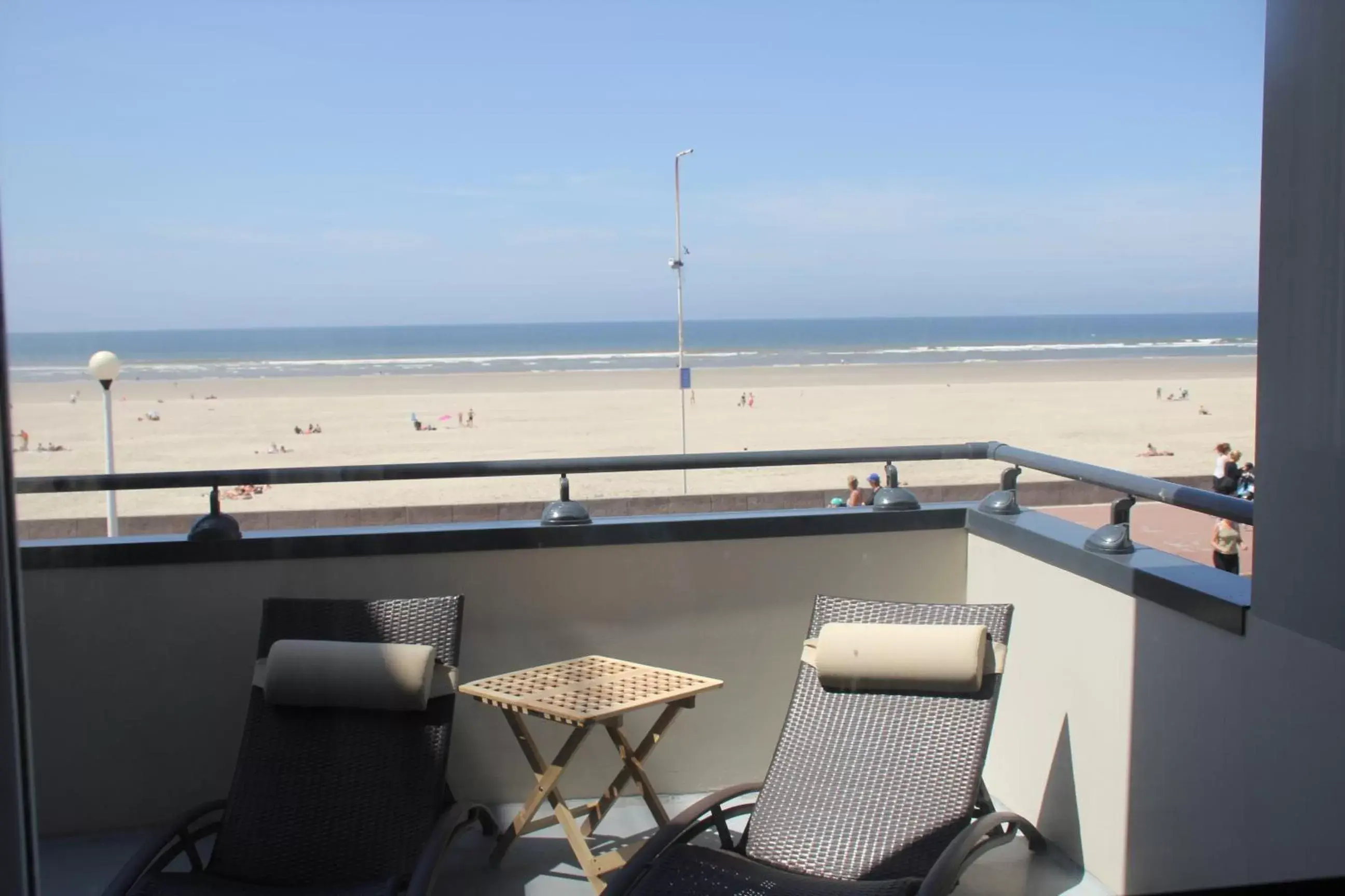 View (from property/room), Balcony/Terrace in The Originals Boutique, Hôtel Neptune, Berck-sur-Mer (Inter-Hotel)