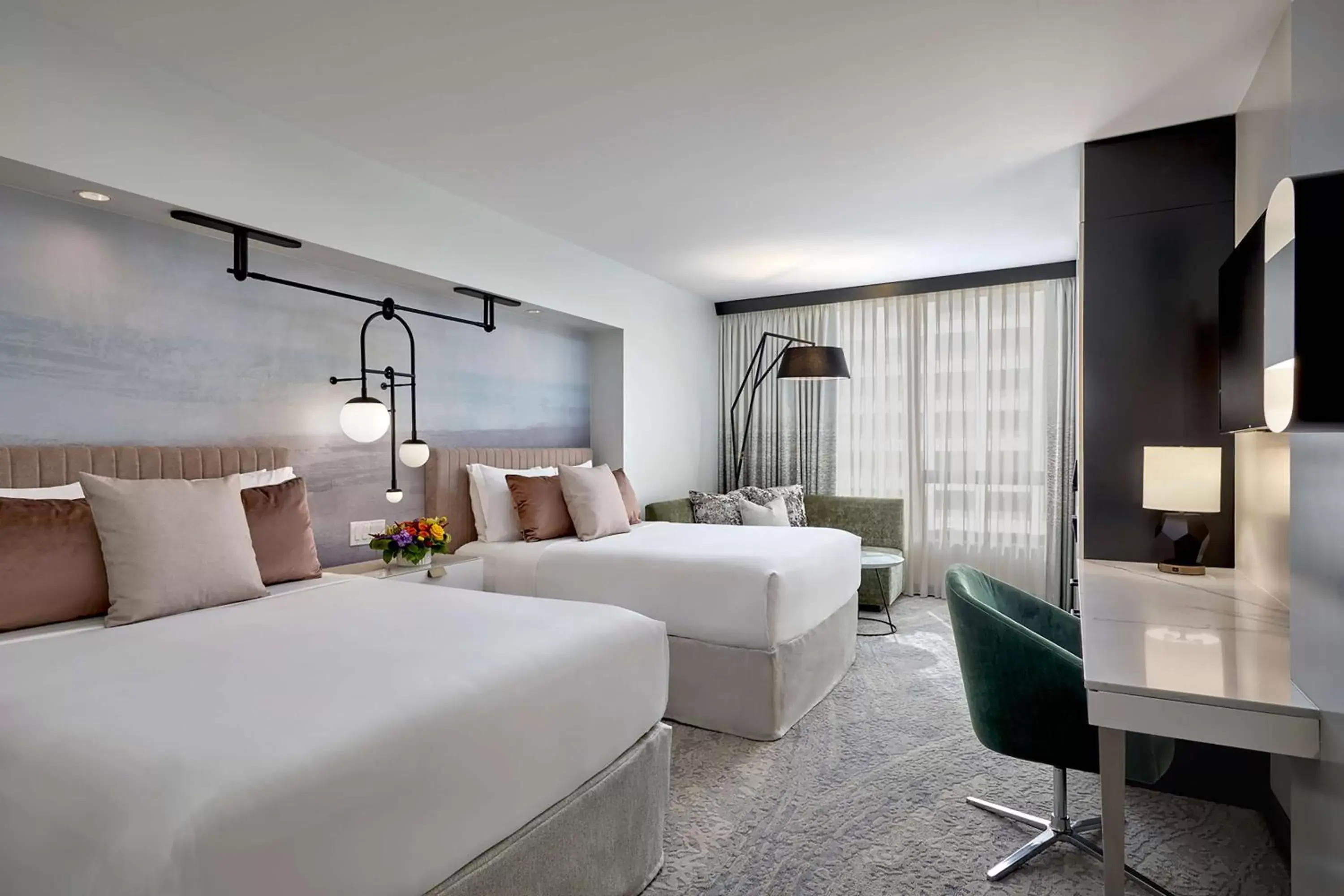 Bed in Hotel 1000, LXR Hotels & Resorts