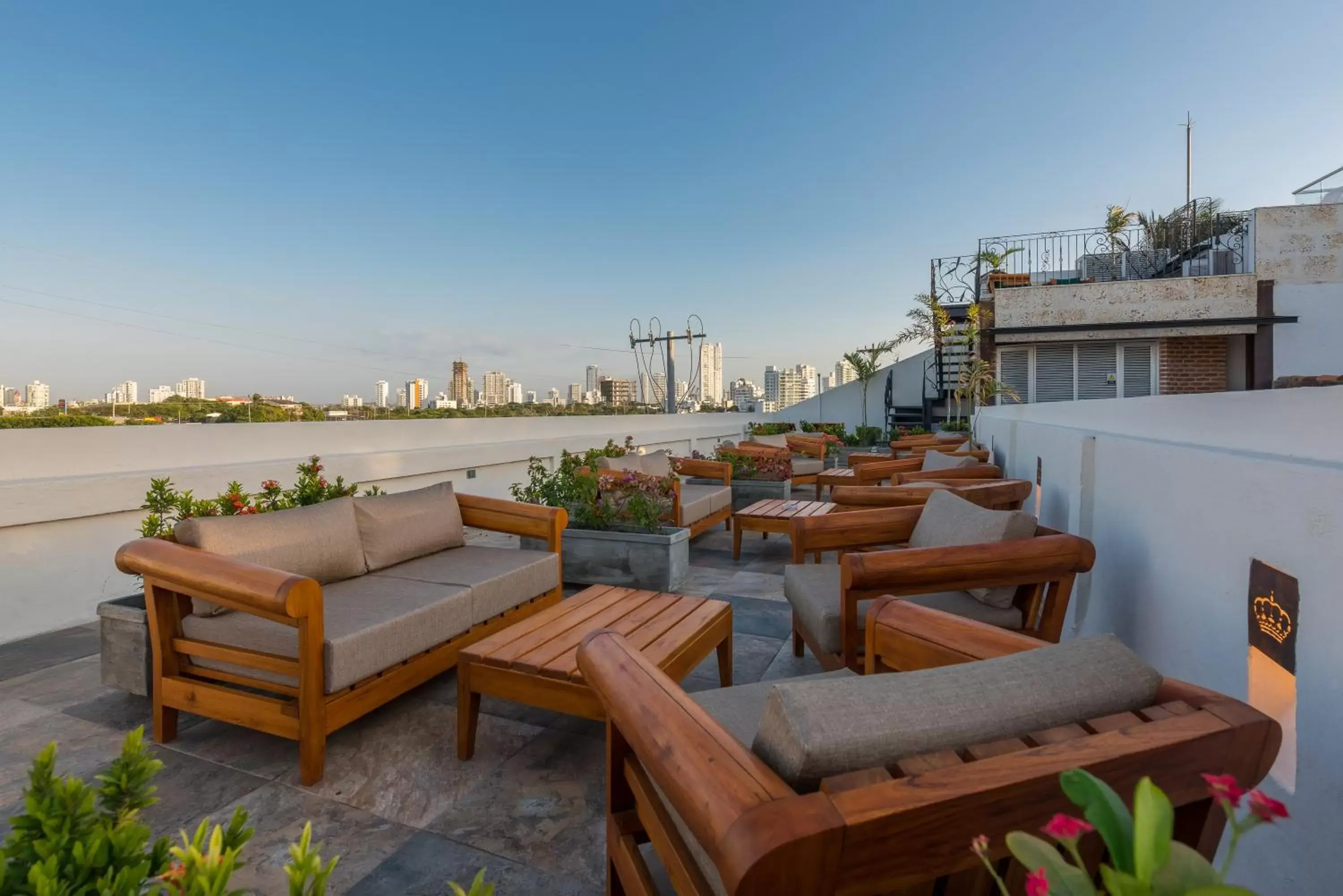 Balcony/Terrace in Getsemani Cartagena Hotel