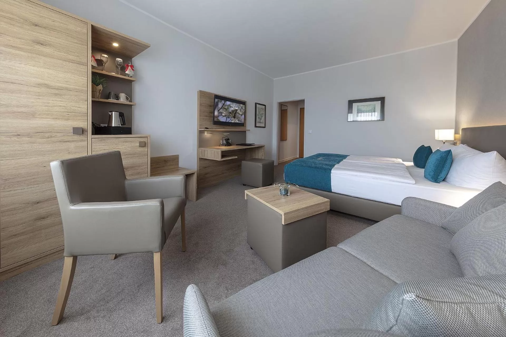 Bed in Hotel Logotel