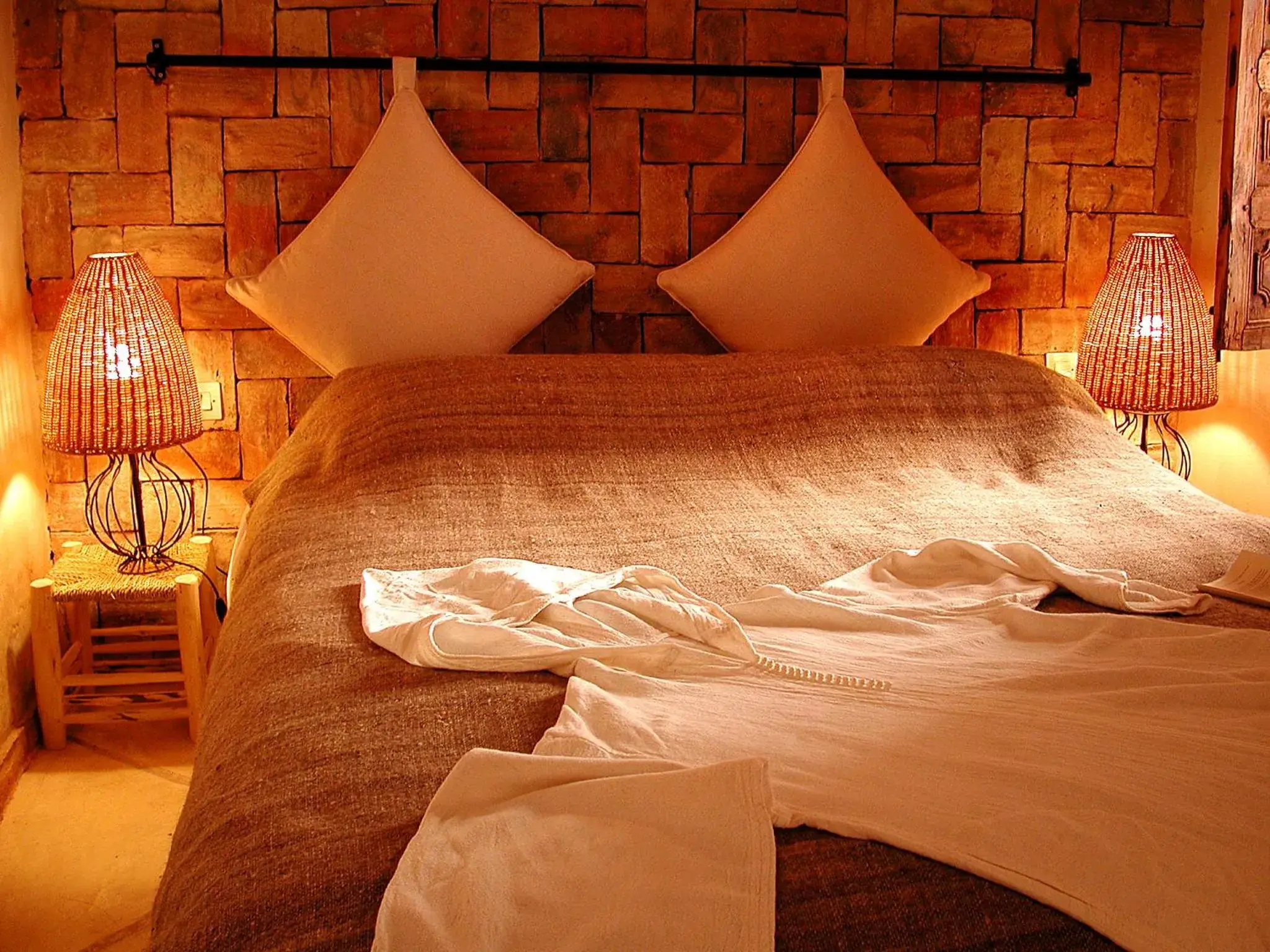 Bed in Riad Aladdin - FERME Bed in Riad Aladdin - FERME
