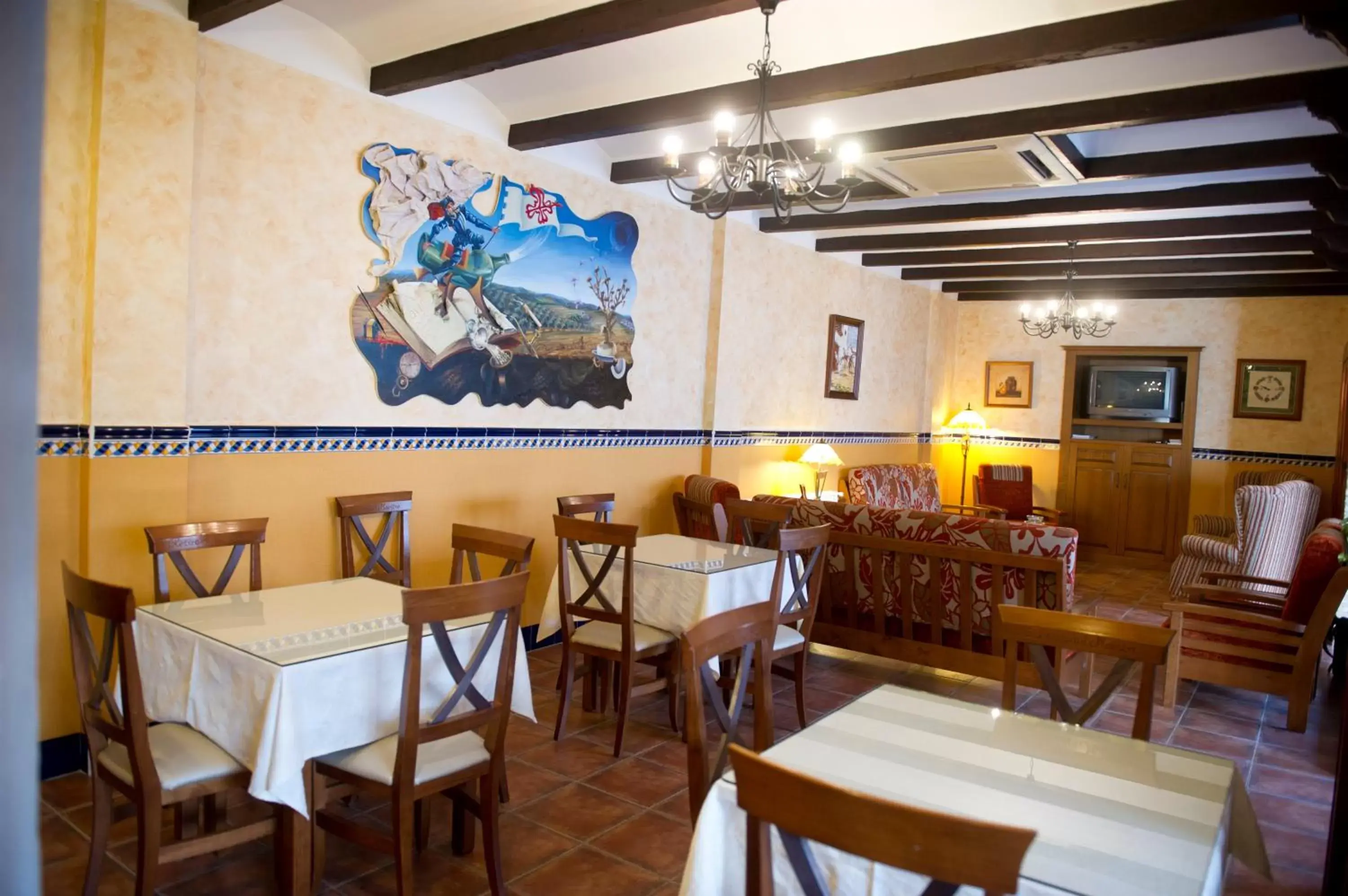 Lounge or bar, Restaurant/Places to Eat in Hotel Retiro del Maestre