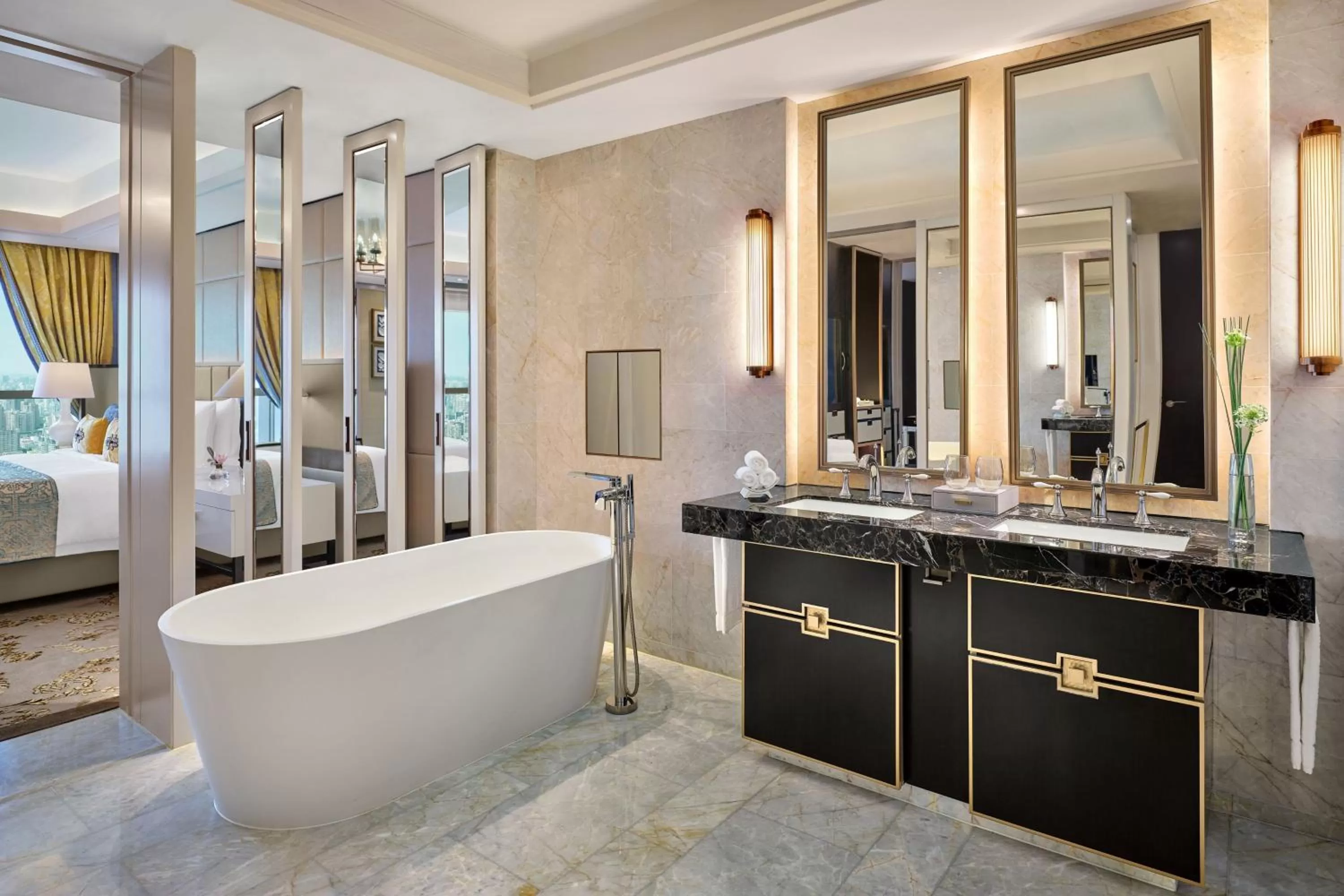 Bathroom in The St Regis Shanghai Jingan - Where Downtown Luxury Meets Legendary Old Shanghai Jazz