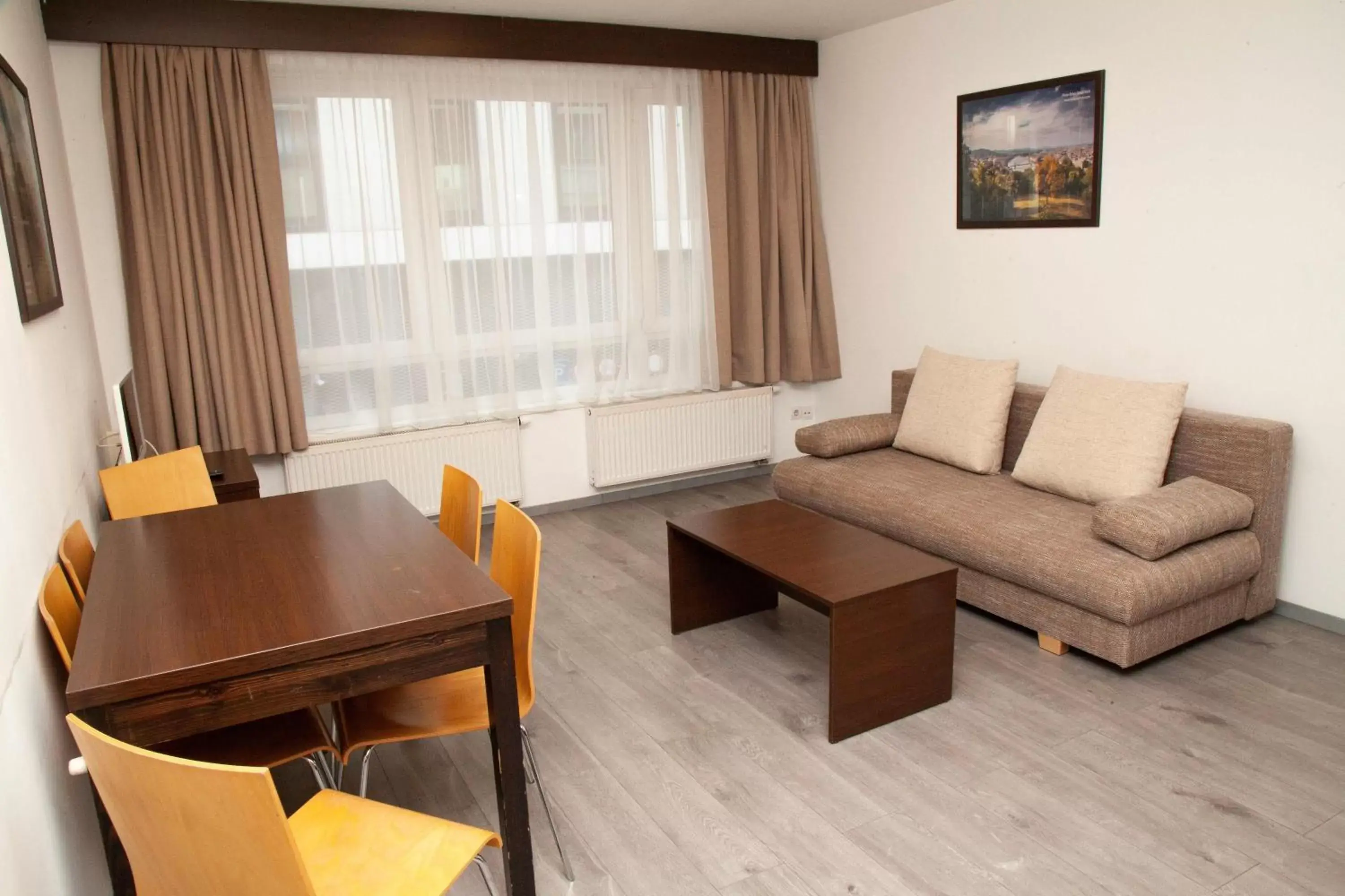 Living room, Seating Area in Prater Residence