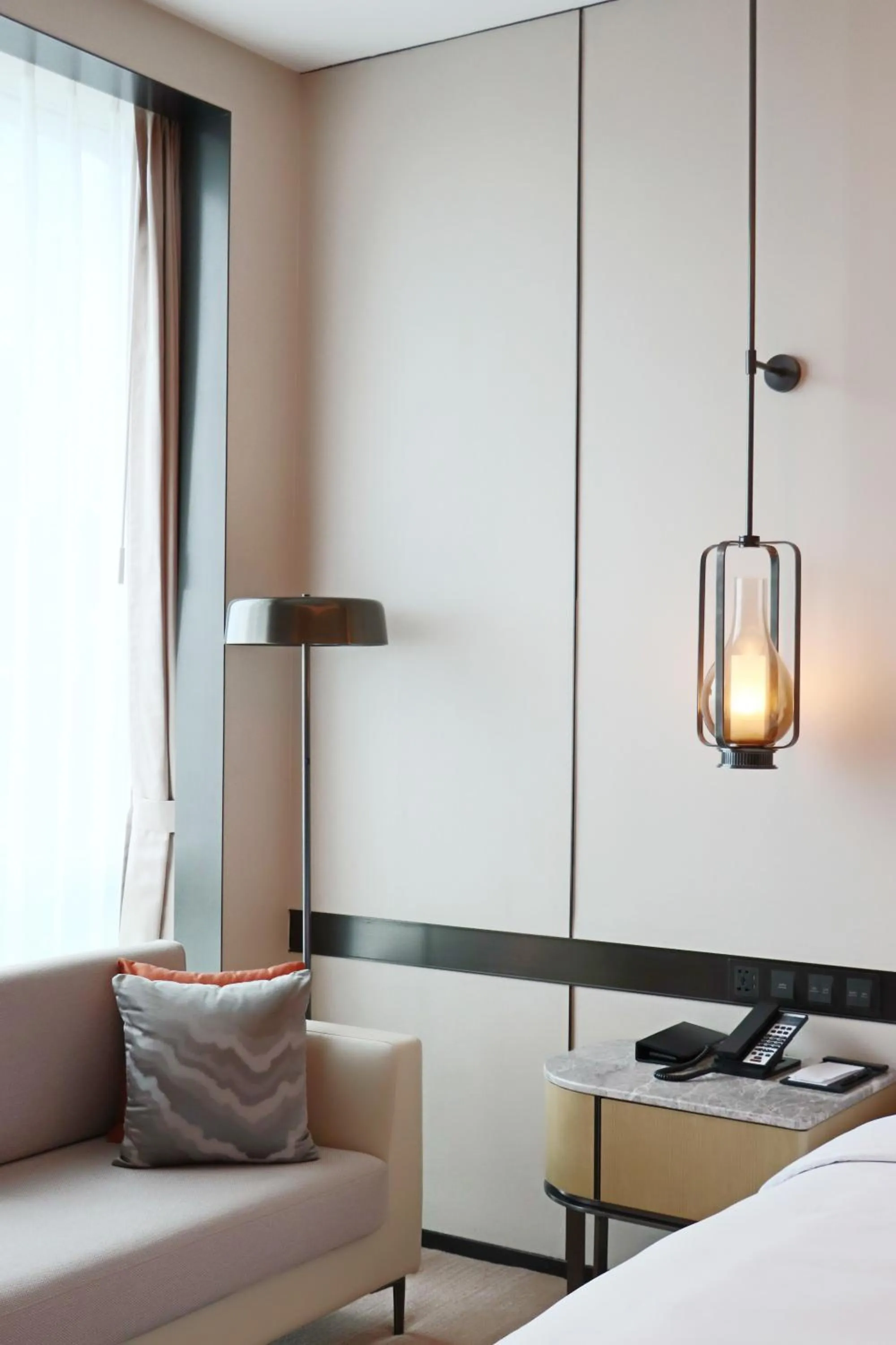 Living room, Bed in Pullman Suzhou Taicang