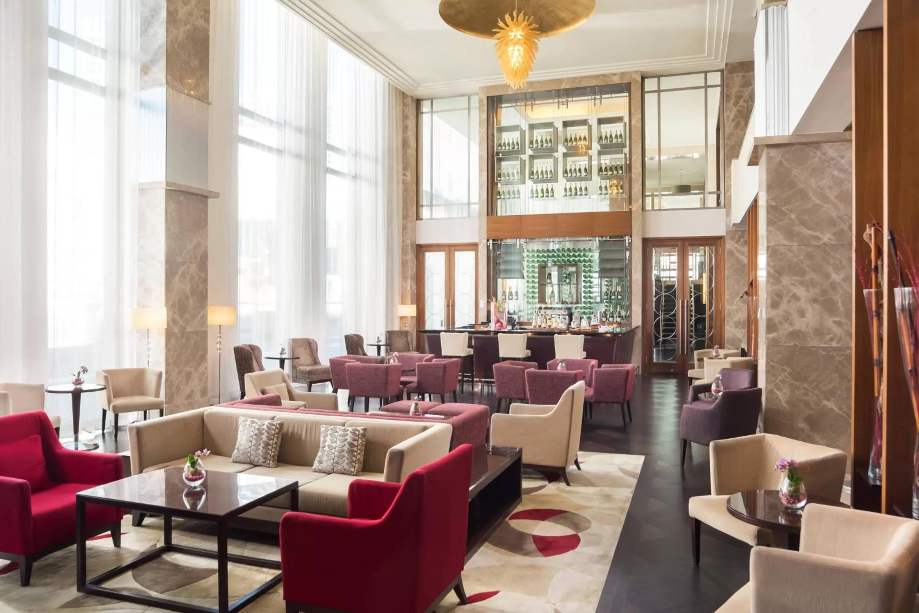 Lobby or reception in Sheraton Bratislava Hotel