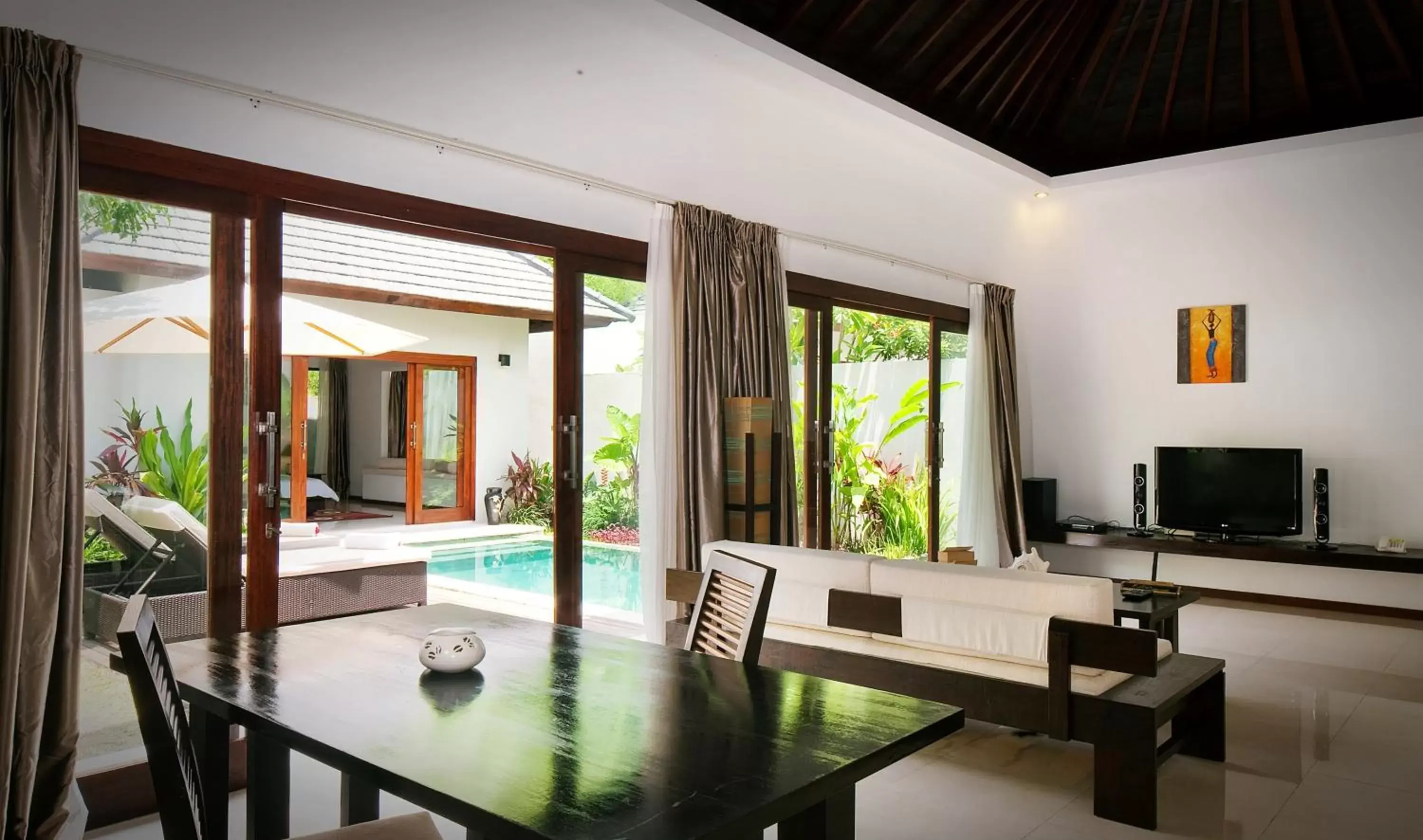 Living room in Kebun Villas & Resort