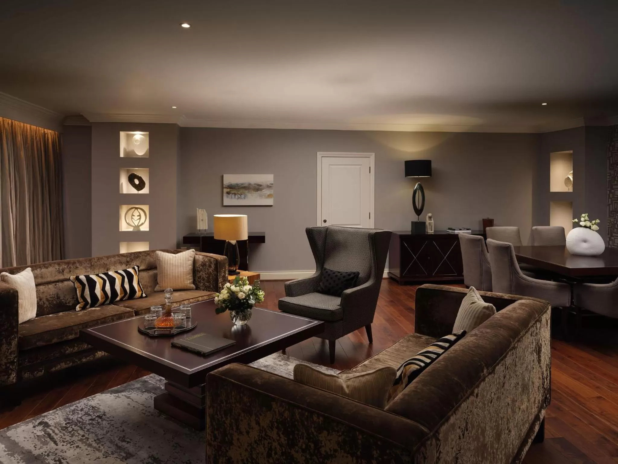 Seating area in Lyrath Estate