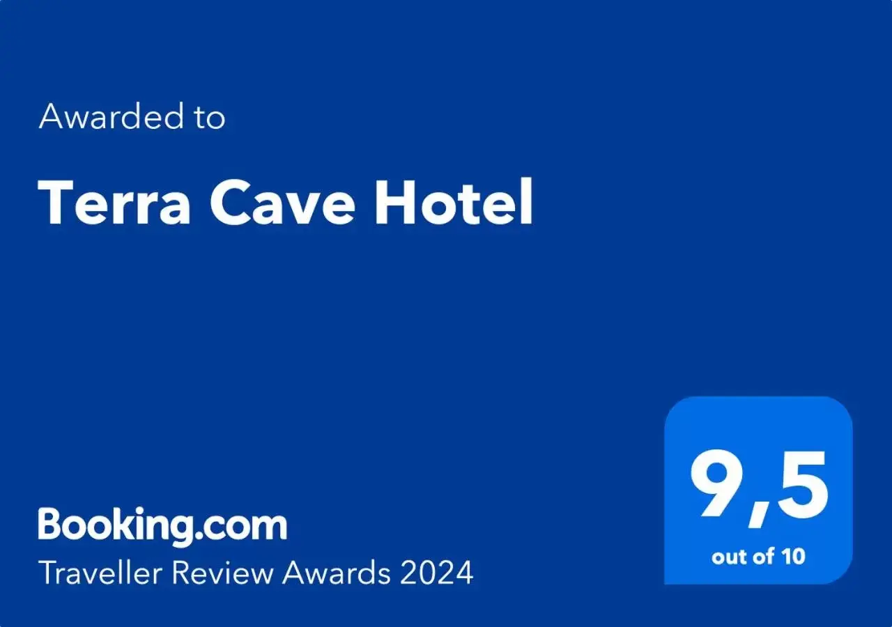 Certificate/Award, Logo/Certificate/Sign/Award in Terra Cave Hotel
