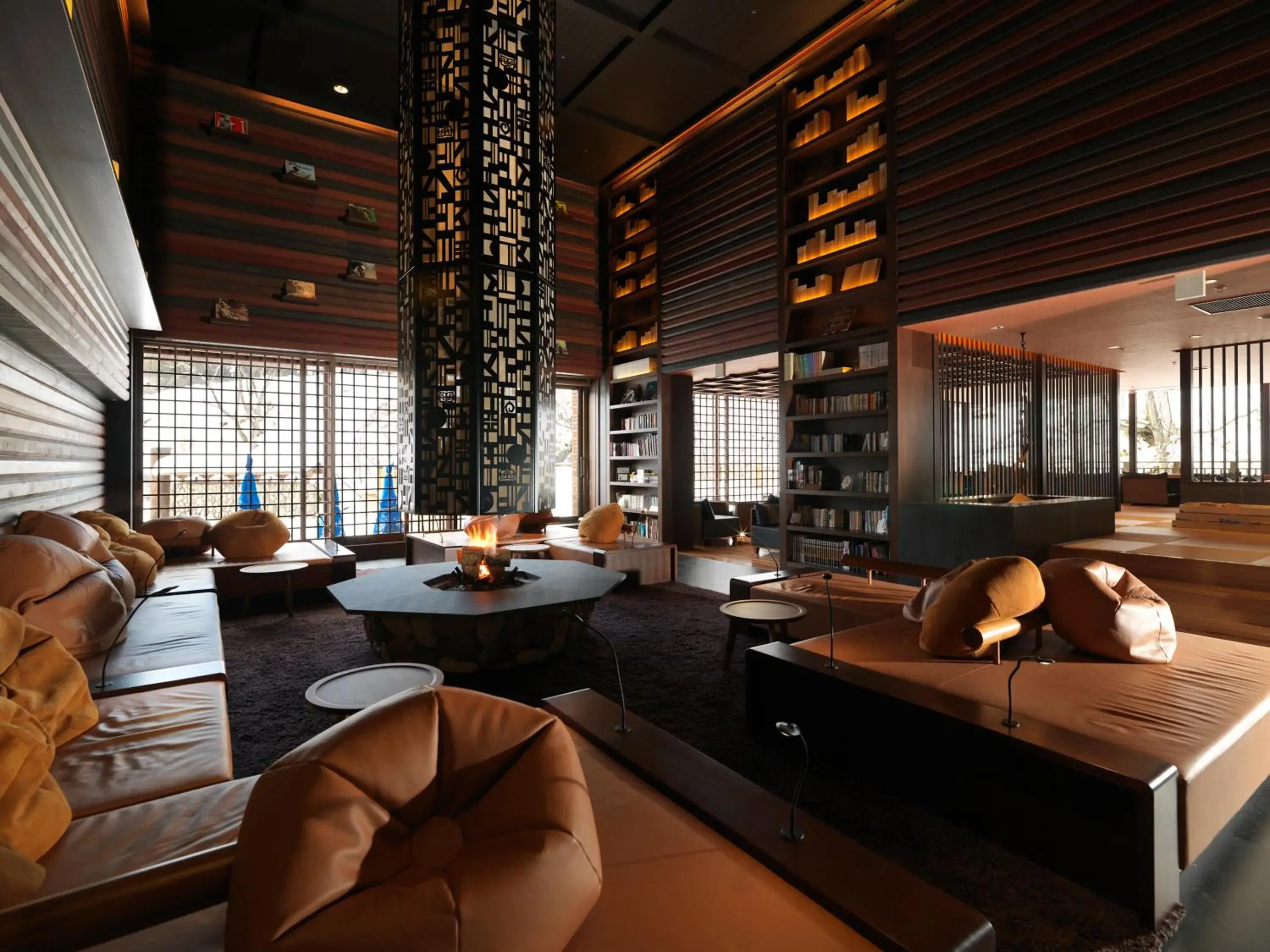 Lounge or bar in Niseko Konbu Onsen Tsuruga Moku-no-sho Lounge or bar in Niseko Konbu Onsen Tsuruga Moku-no-sho