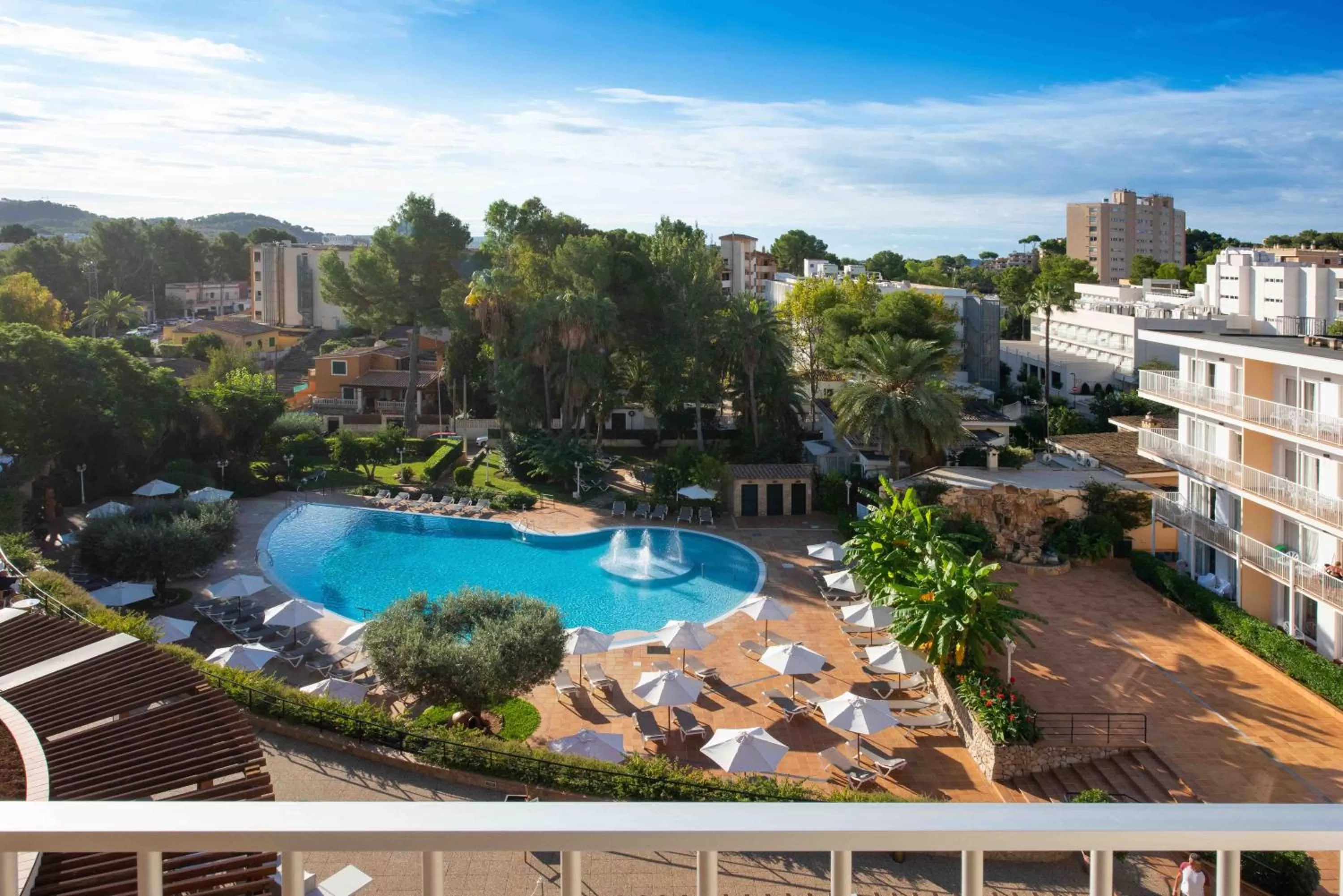 Pool view in Valentin Grand Park Suite Hotel