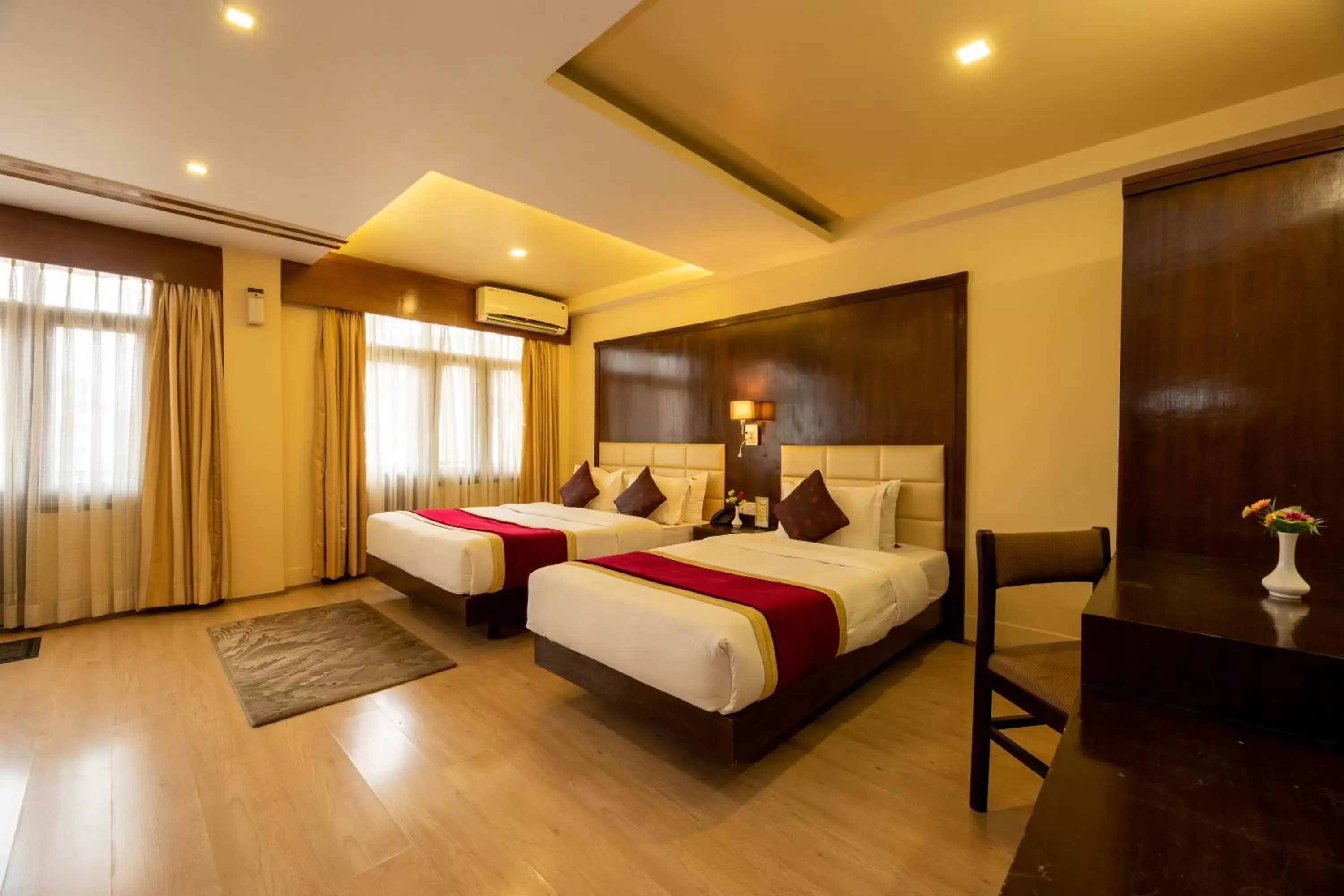 Bed in Hotel Thamel