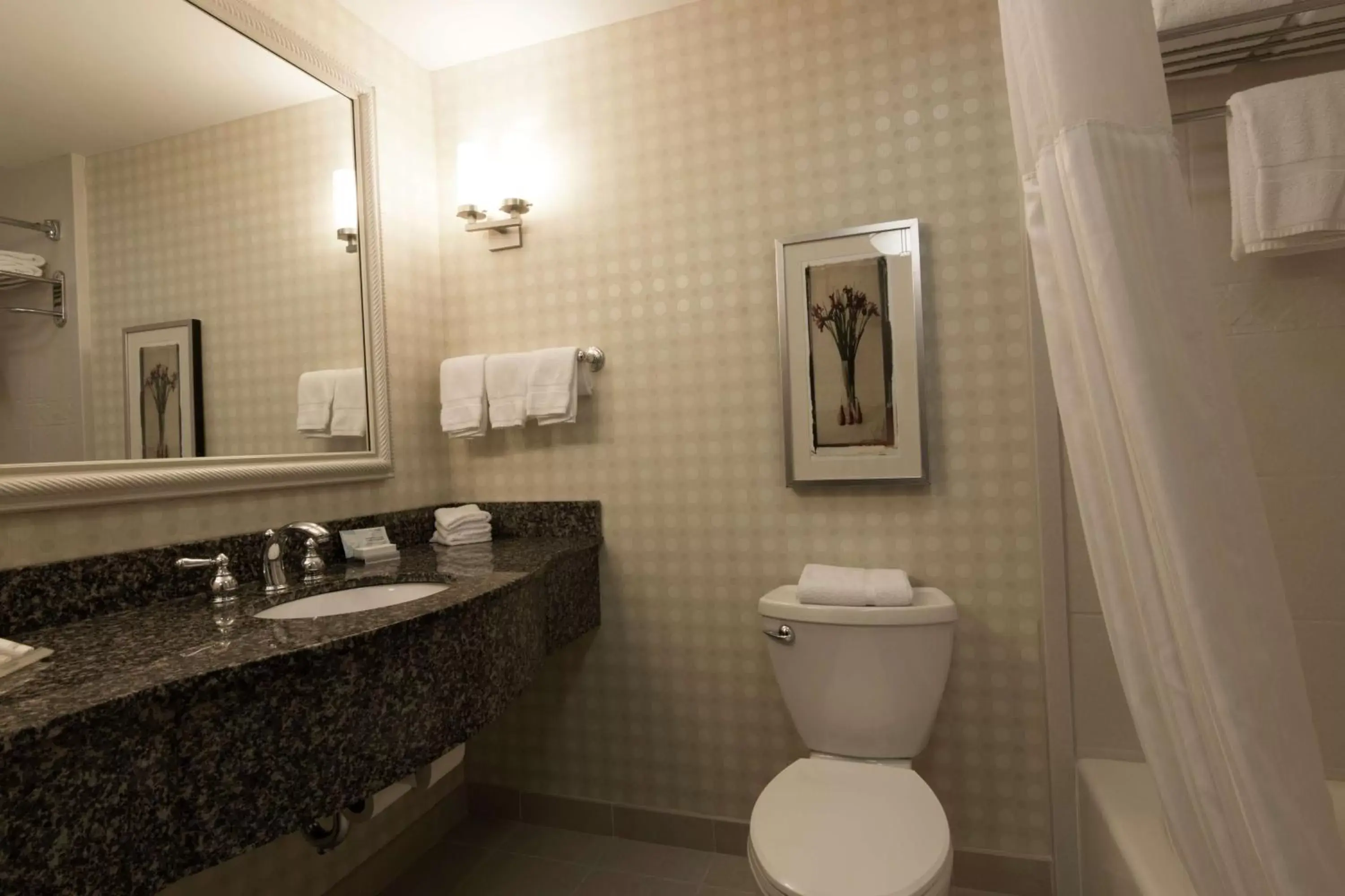 Bathroom in Hilton Garden Inn Bangor Bathroom in Hilton Garden Inn Bangor