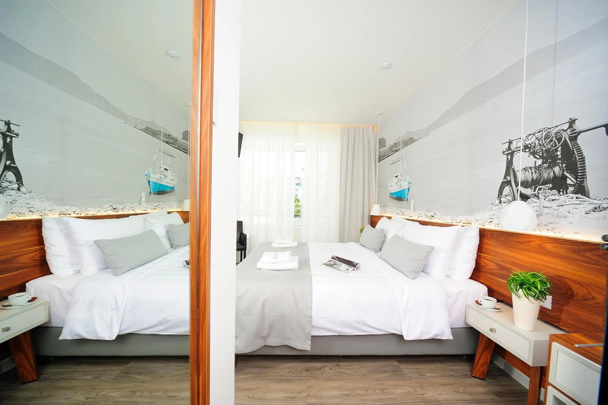 Bed in Atrium Ambiance Hotel