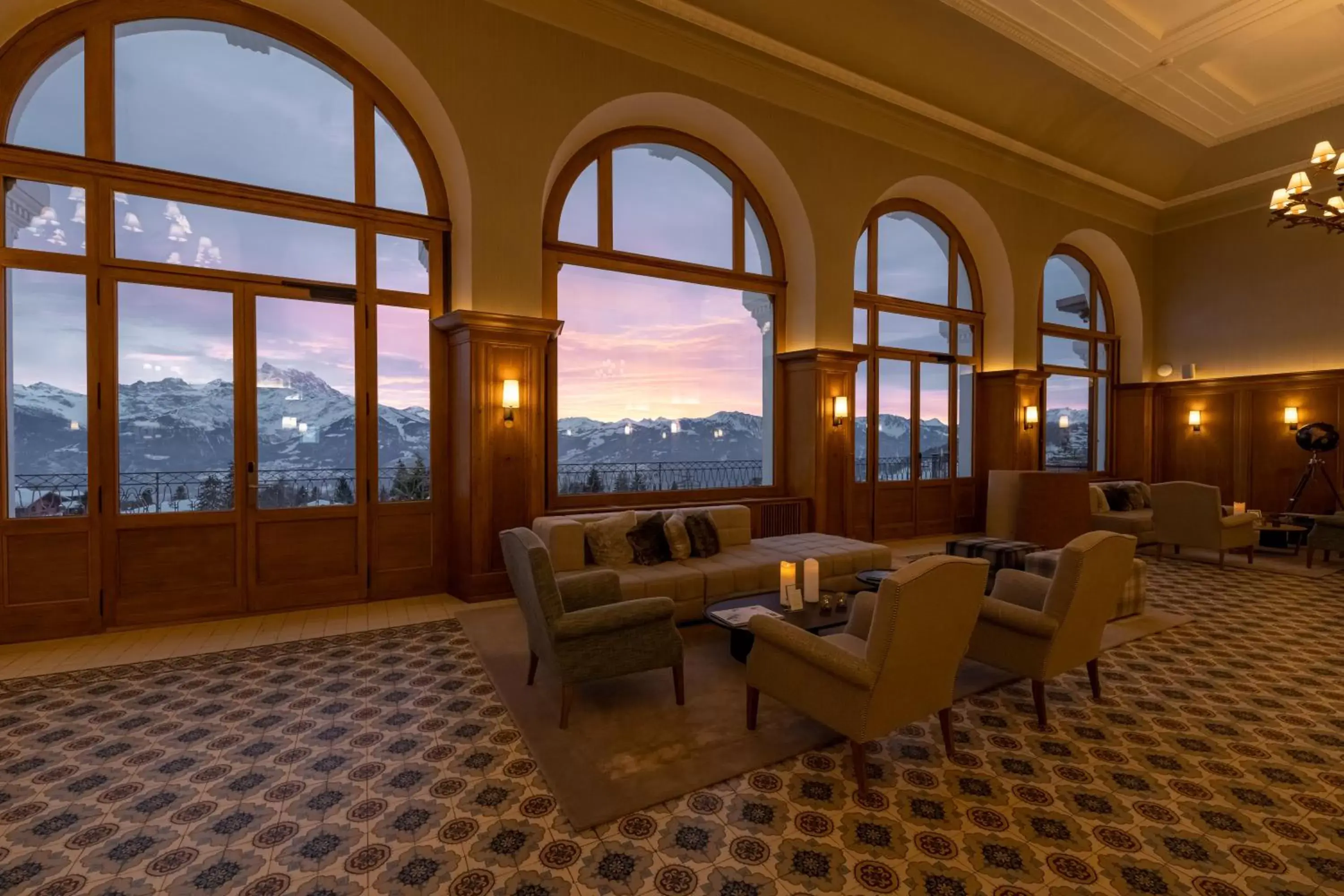 Lobby or reception in Villars Palace