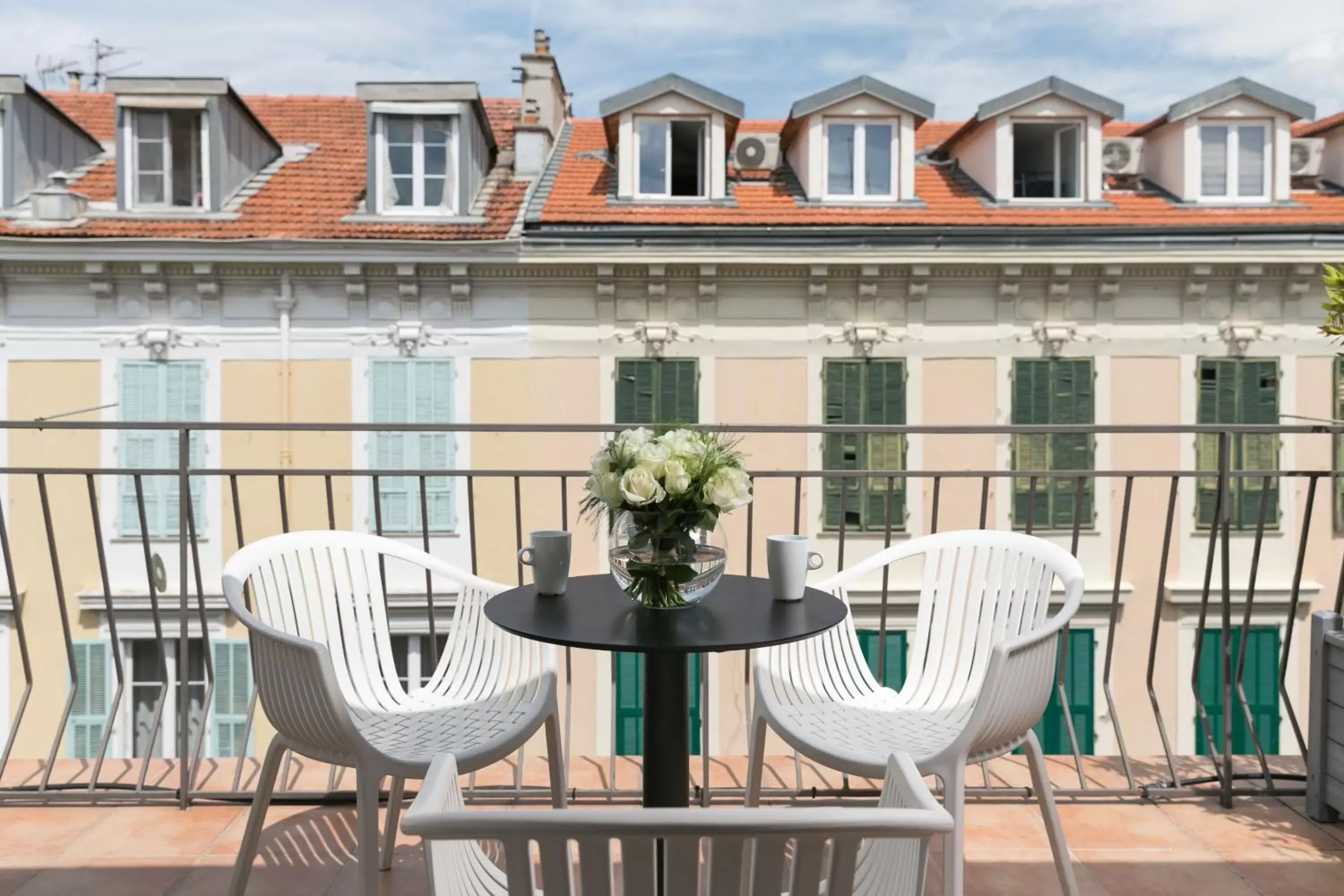 Balcony/Terrace in Hotel Florence Nice