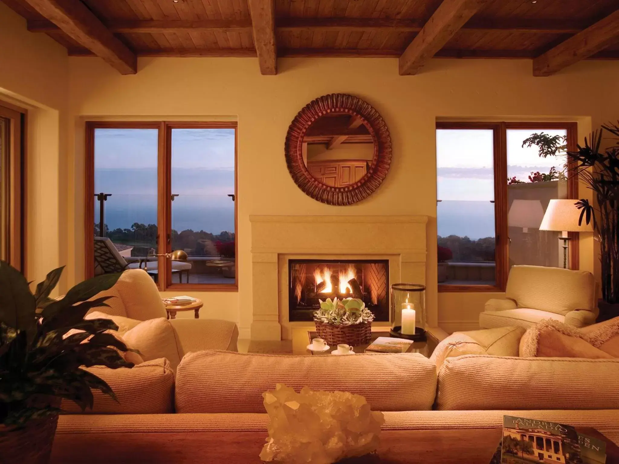 Living room in Resort at Pelican Hill