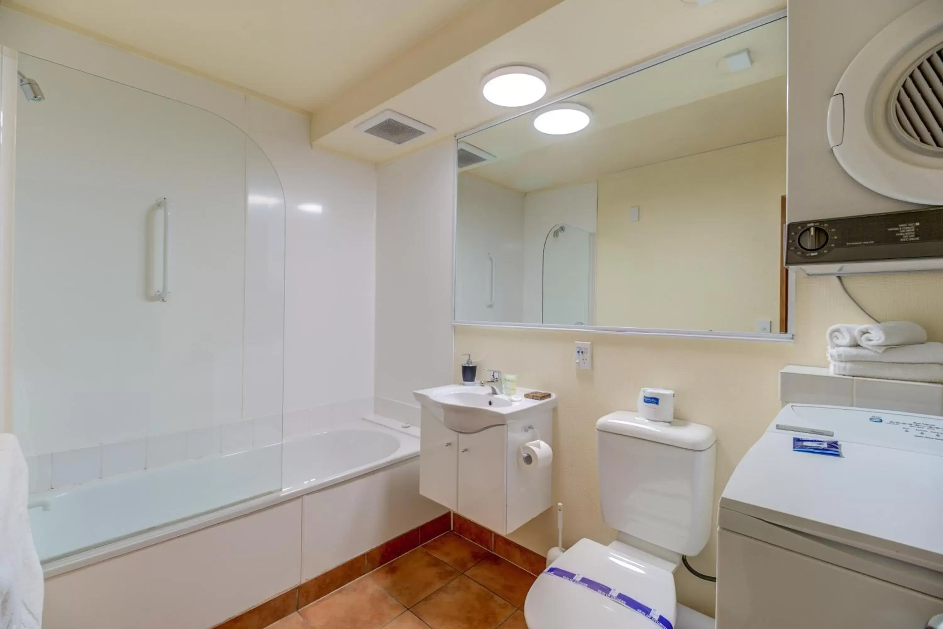 Bedroom, Bathroom in The Lofts Apartments