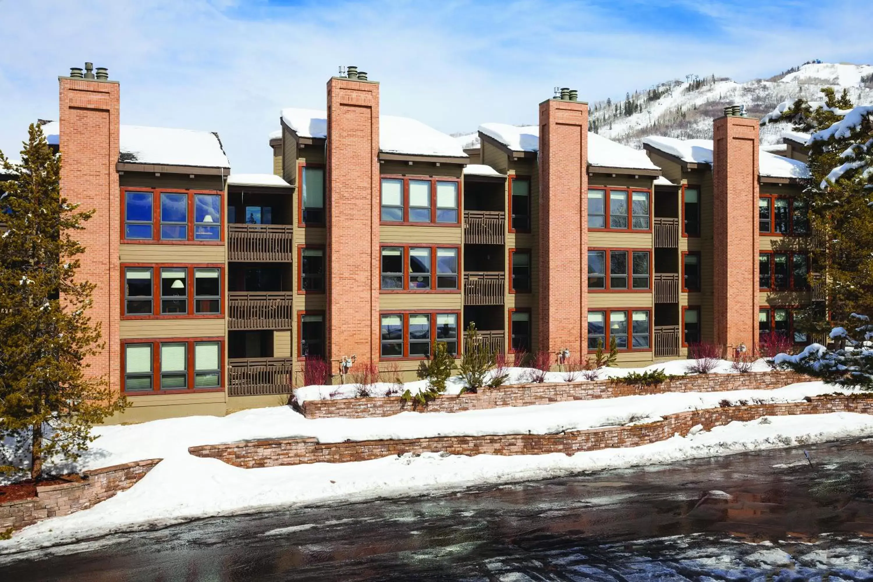 Property building, Winter in The Lodge at Steamboat by Vacasa