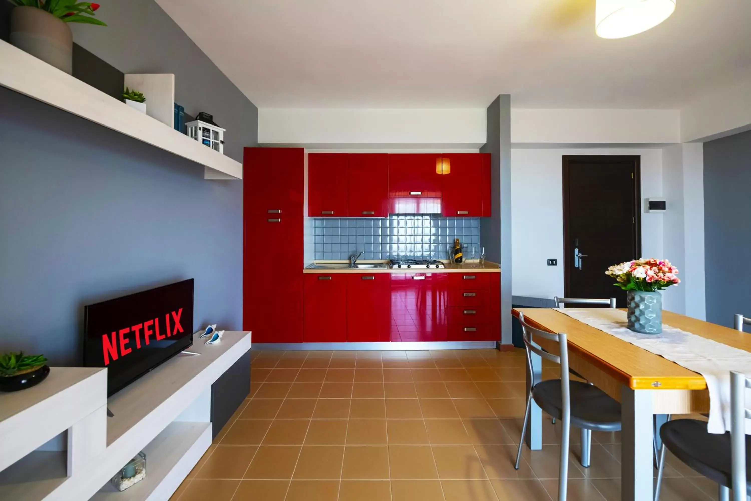 TV and multimedia, Kitchen/Kitchenette in Aparthotel Isabella