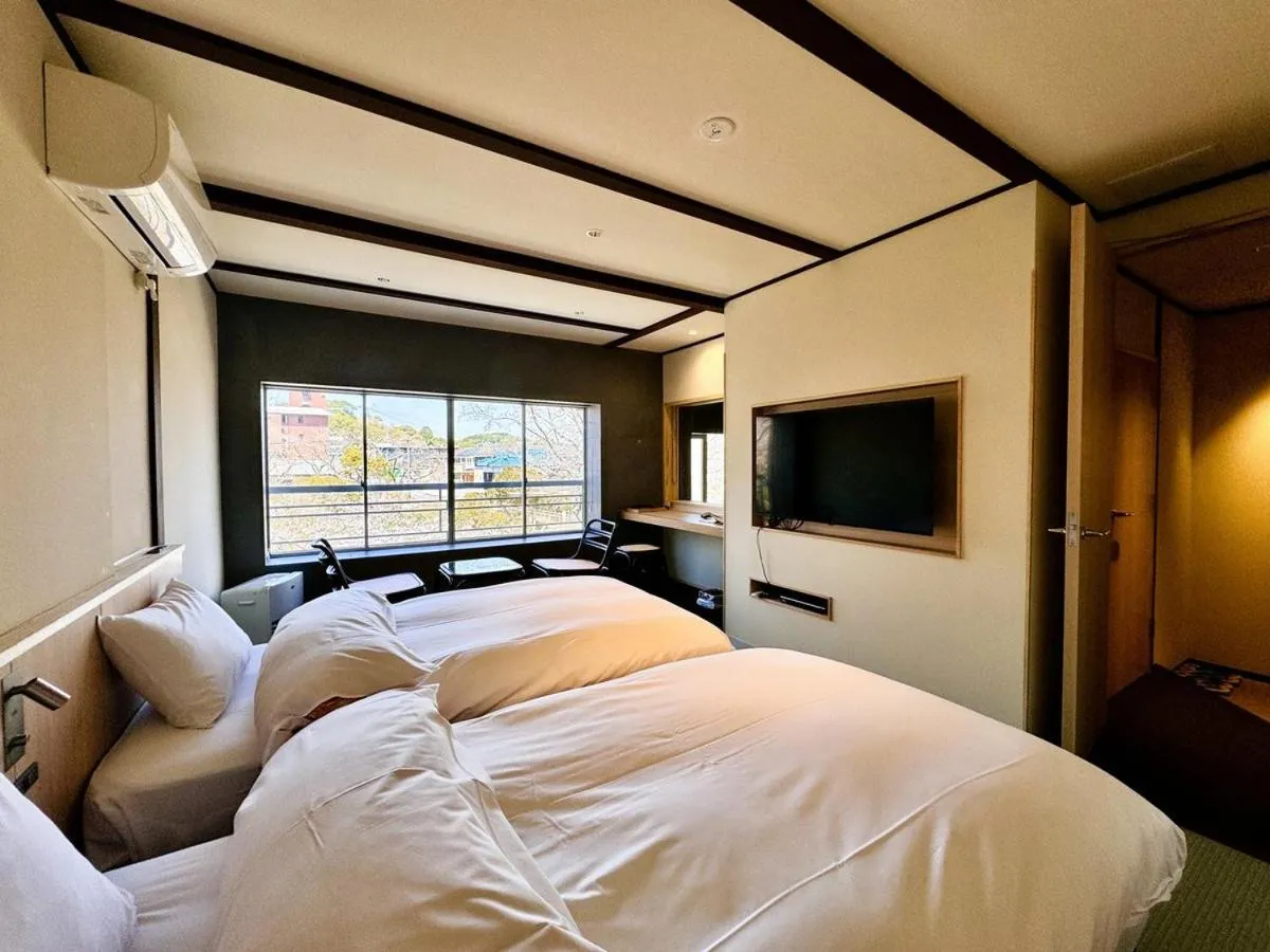 Bed in Ryokan Yoshidaya