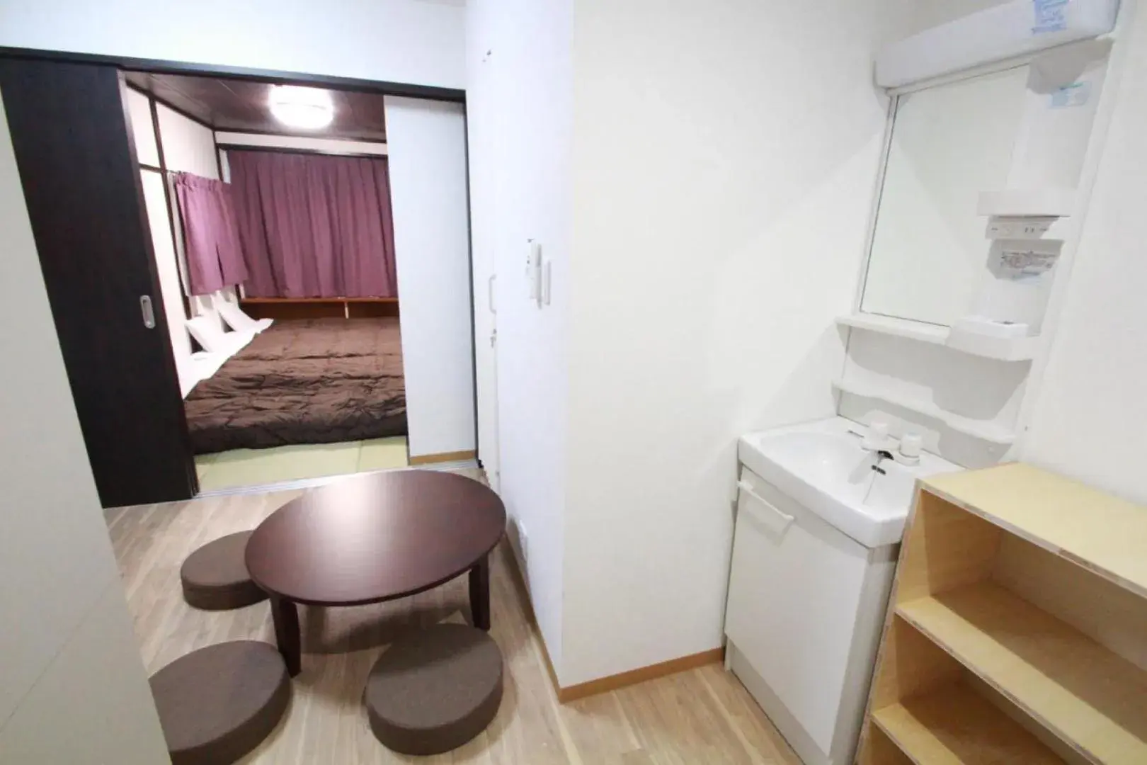 Bed, Bathroom in Sakura Hotel Hatagaya
