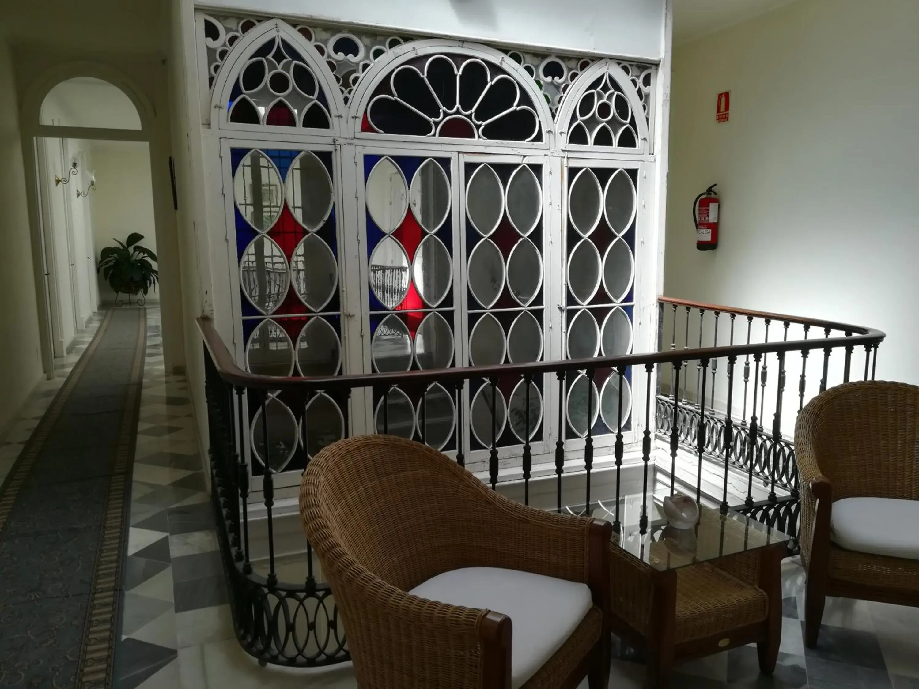 Floor plan, Seating Area in Nuevo Hotel