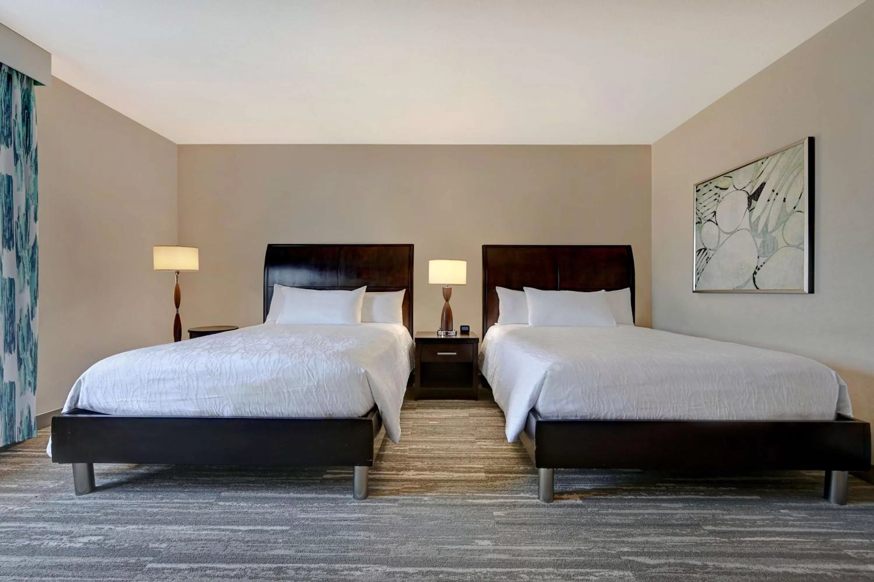 Bed in Hilton Garden Inn San Bernardino