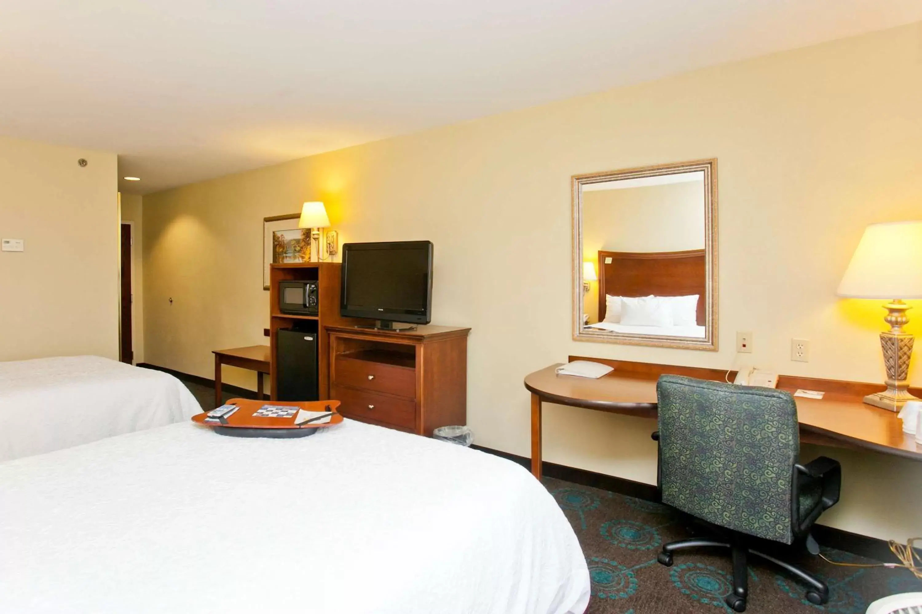 Bed, TV/Entertainment Center in Hampton Inn Inwood