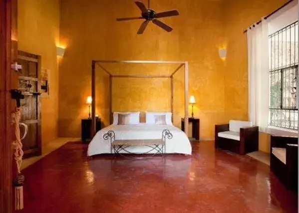 Photo of the whole room, Bed in Hotel Hacienda Mérida VIP