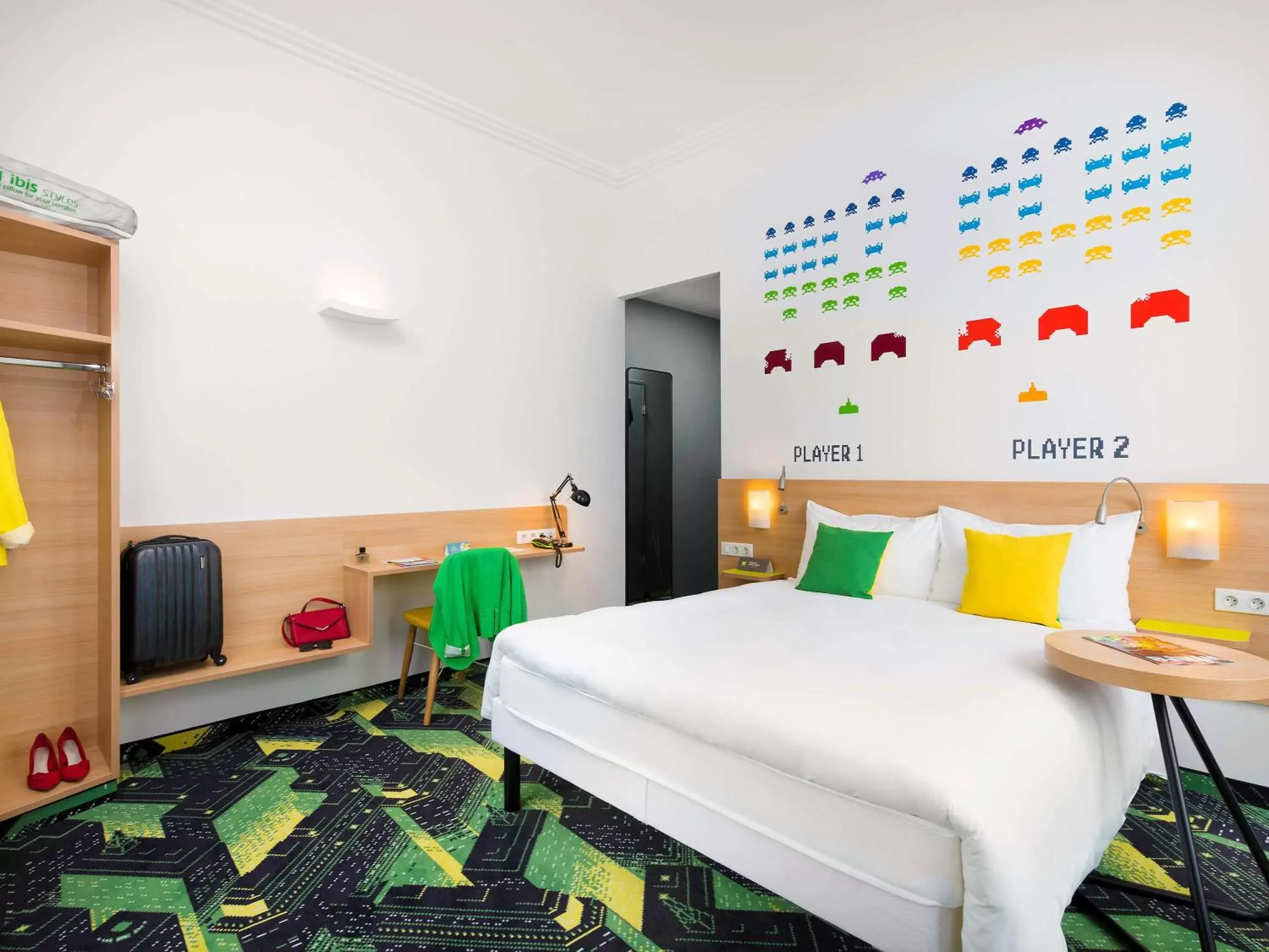 Bed in Ibis Styles Budapest Center