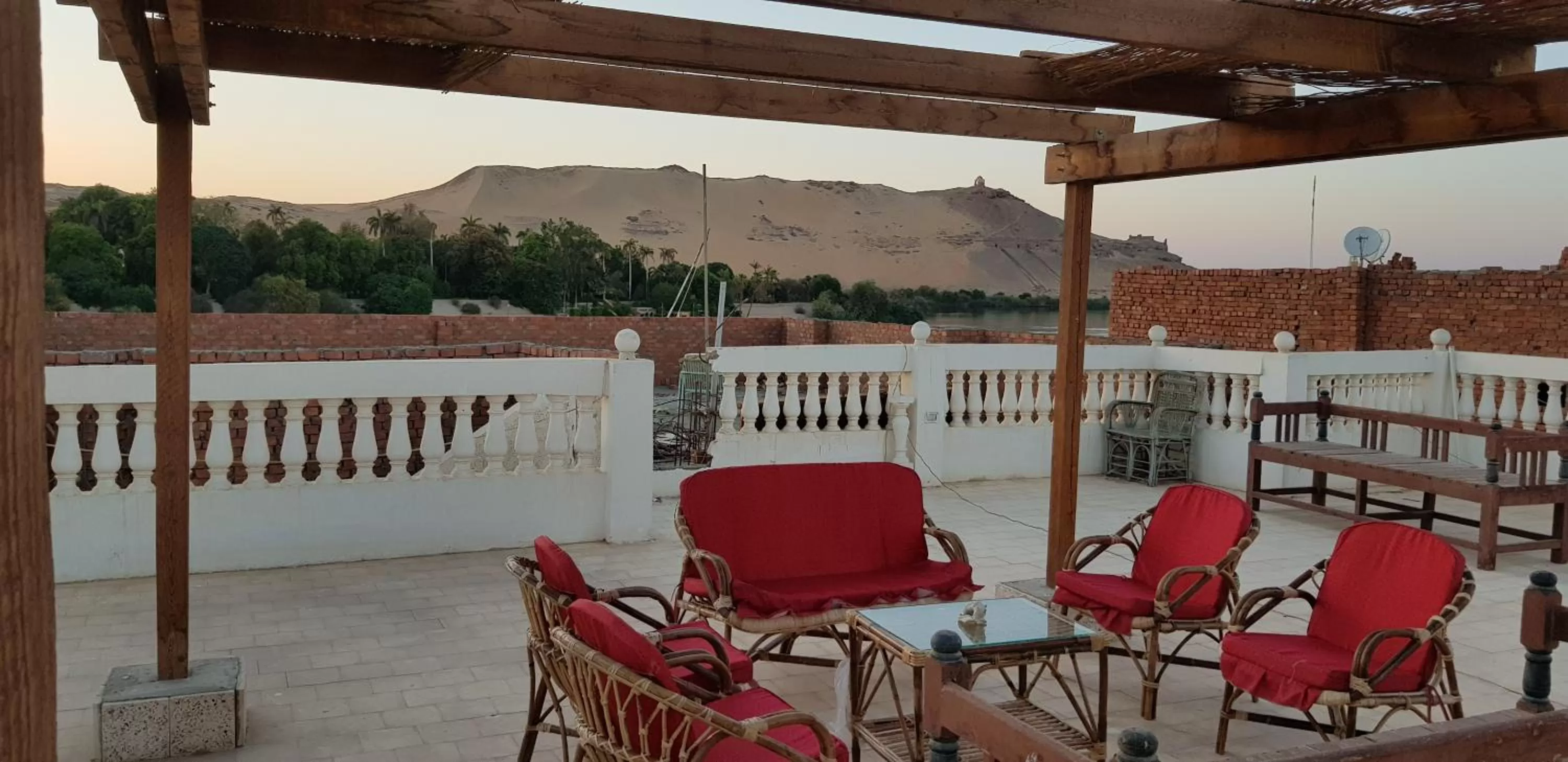 Patio in Taharka Nubian House