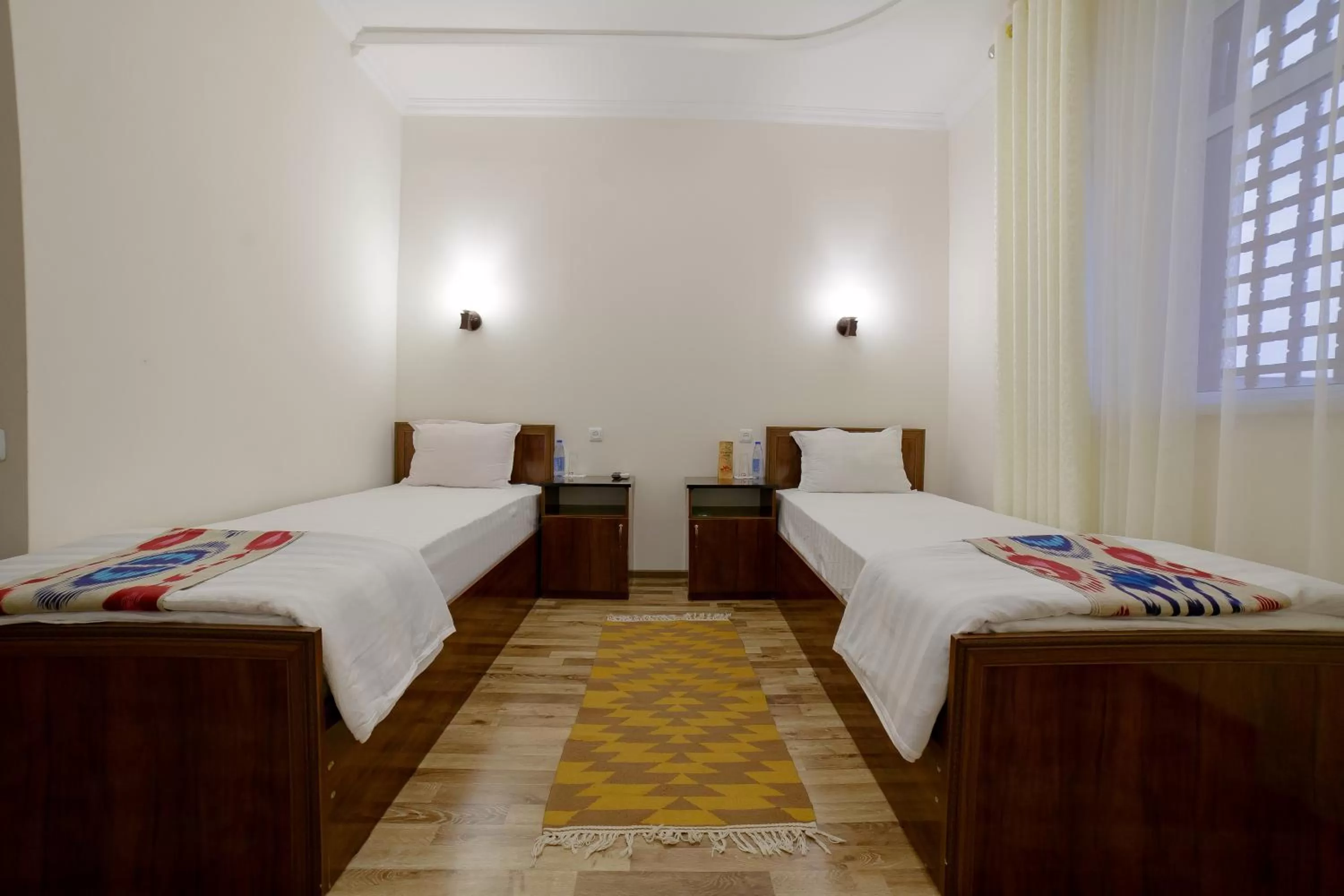 Bed in Caravan Hotel