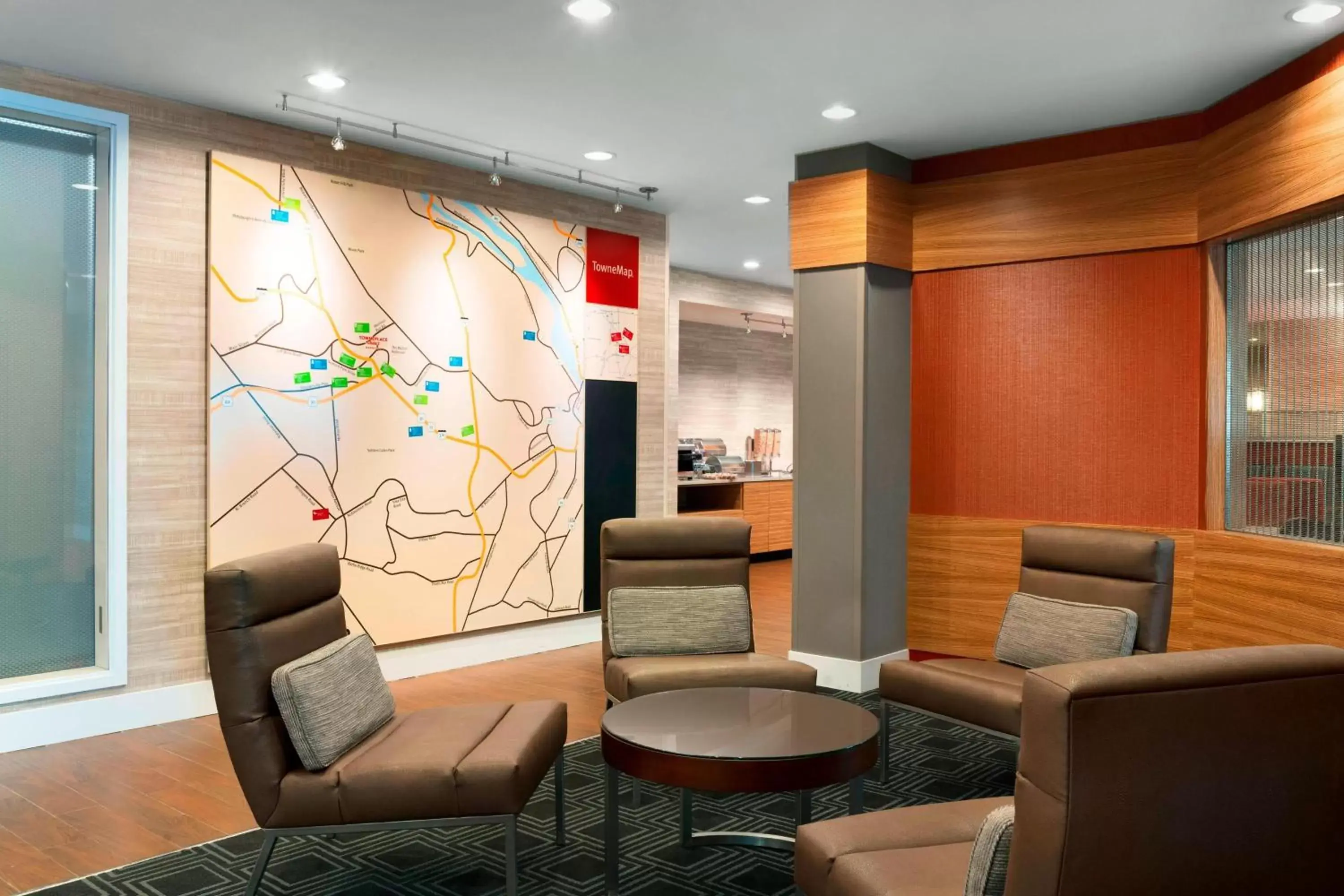 Property building, Lobby/Reception in TownePlace Suites by Marriott Pittsburgh Airport/Robinson Township