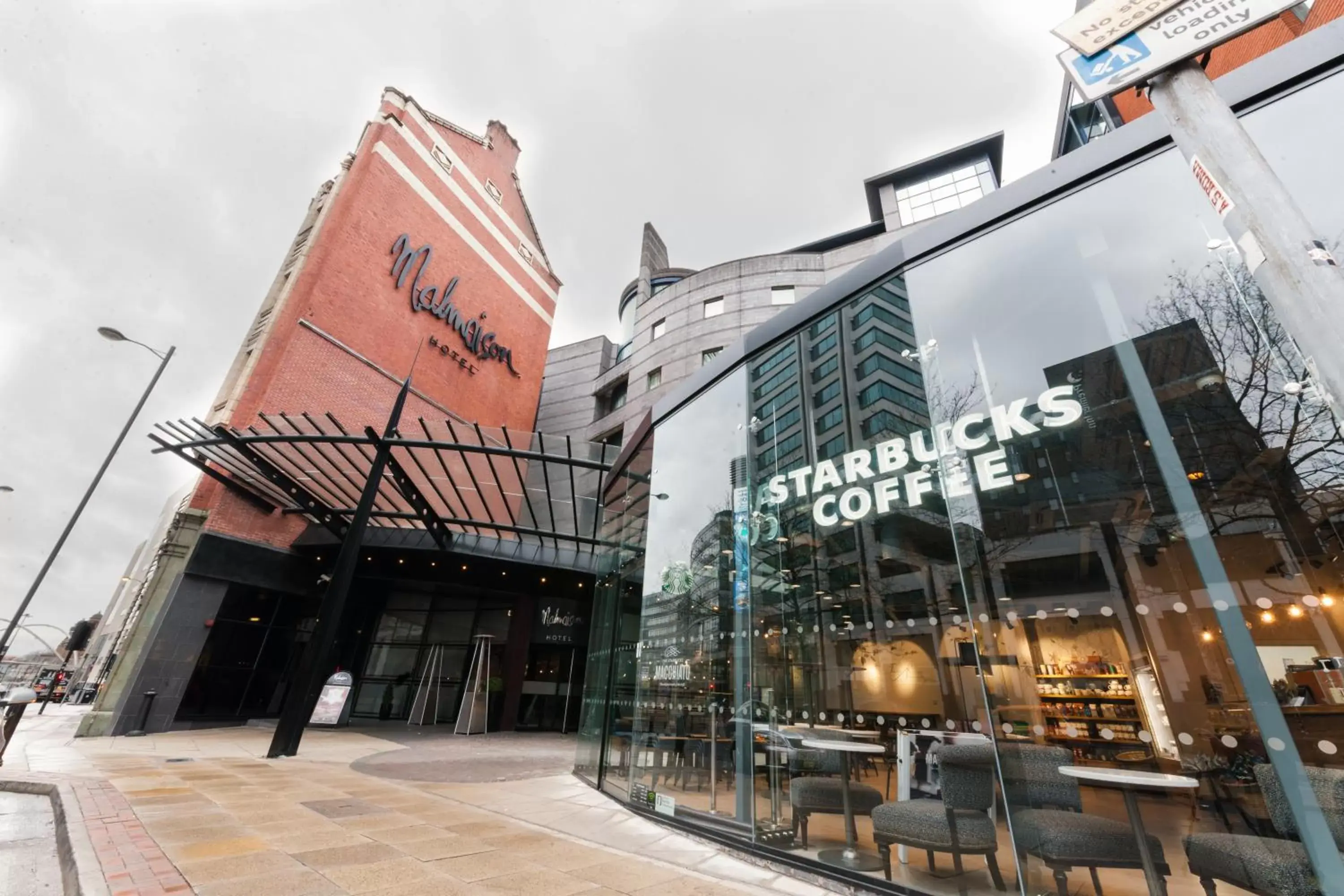 Facade/entrance, Property Building in Malmaison Manchester