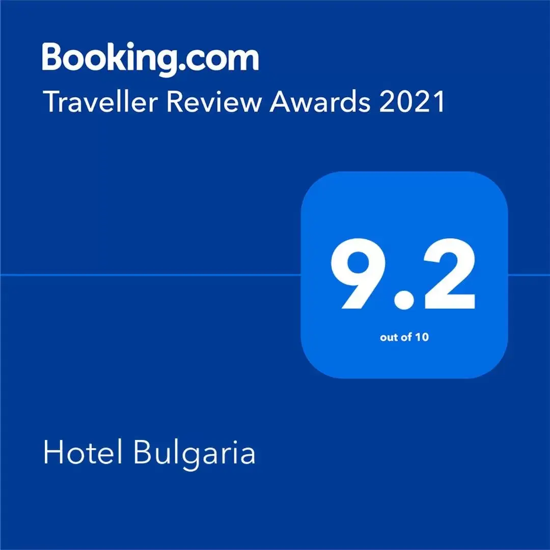 Logo/Certificate/Sign/Award in Hotel Bulgaria