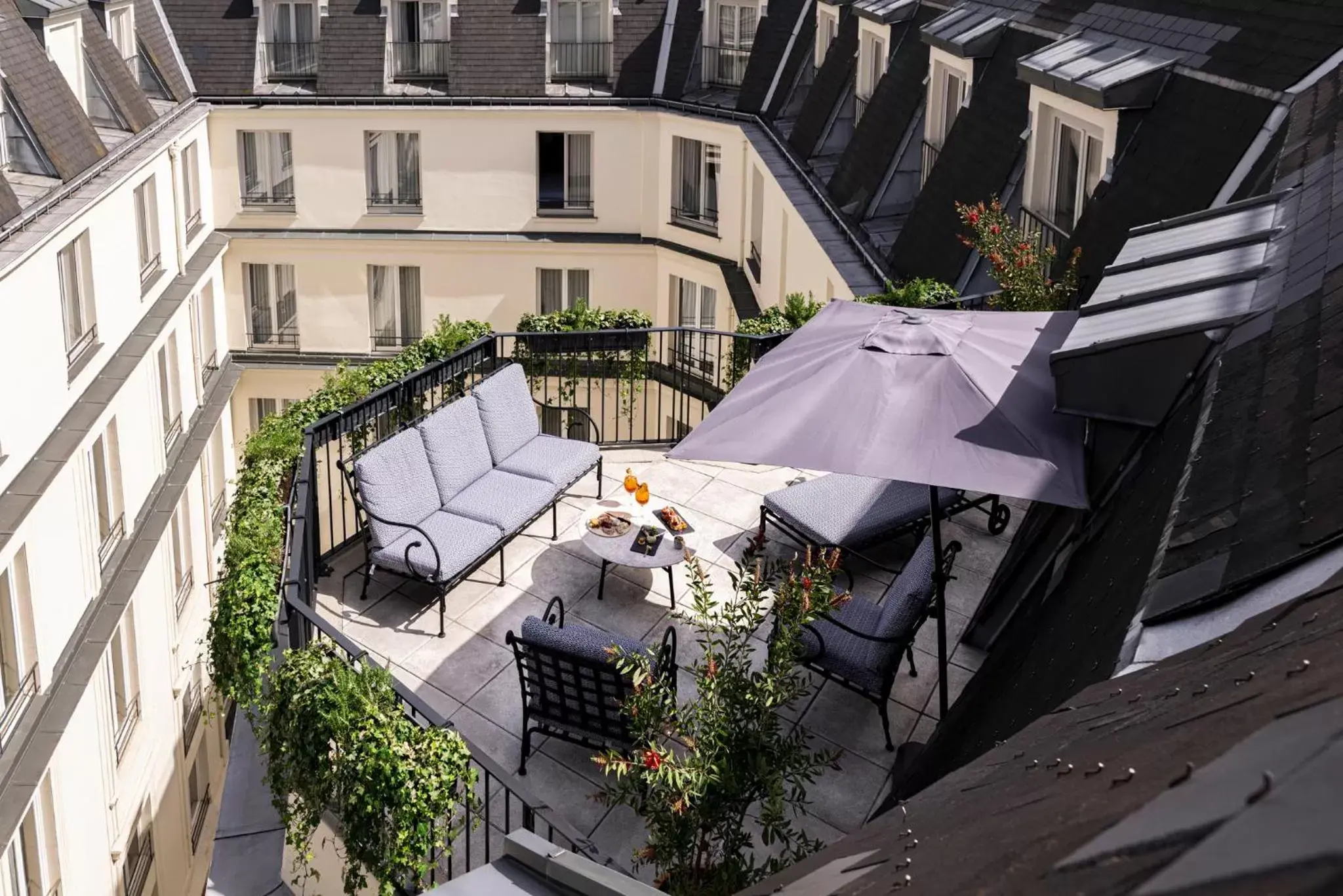 Balcony/Terrace in Sofitel Le Scribe Paris Opera