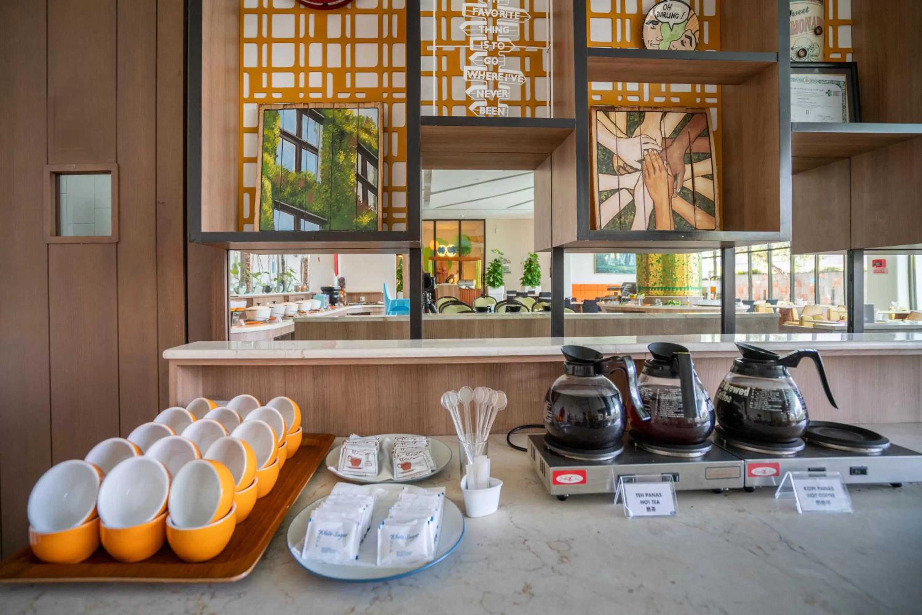 Buffet breakfast in Grand Livio Kuta Hotel