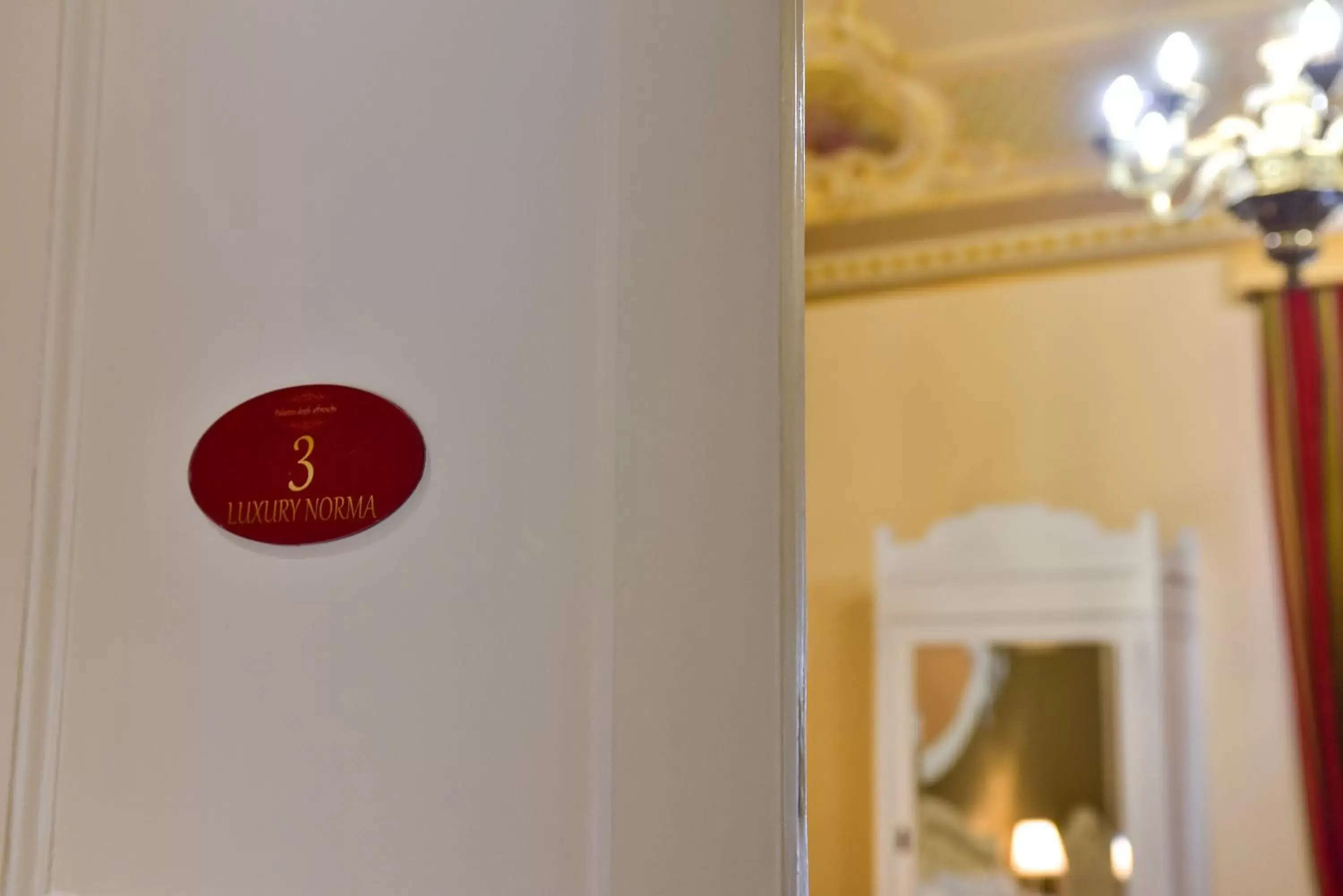 Logo/Certificate/Sign in Palazzo degli Affreschi