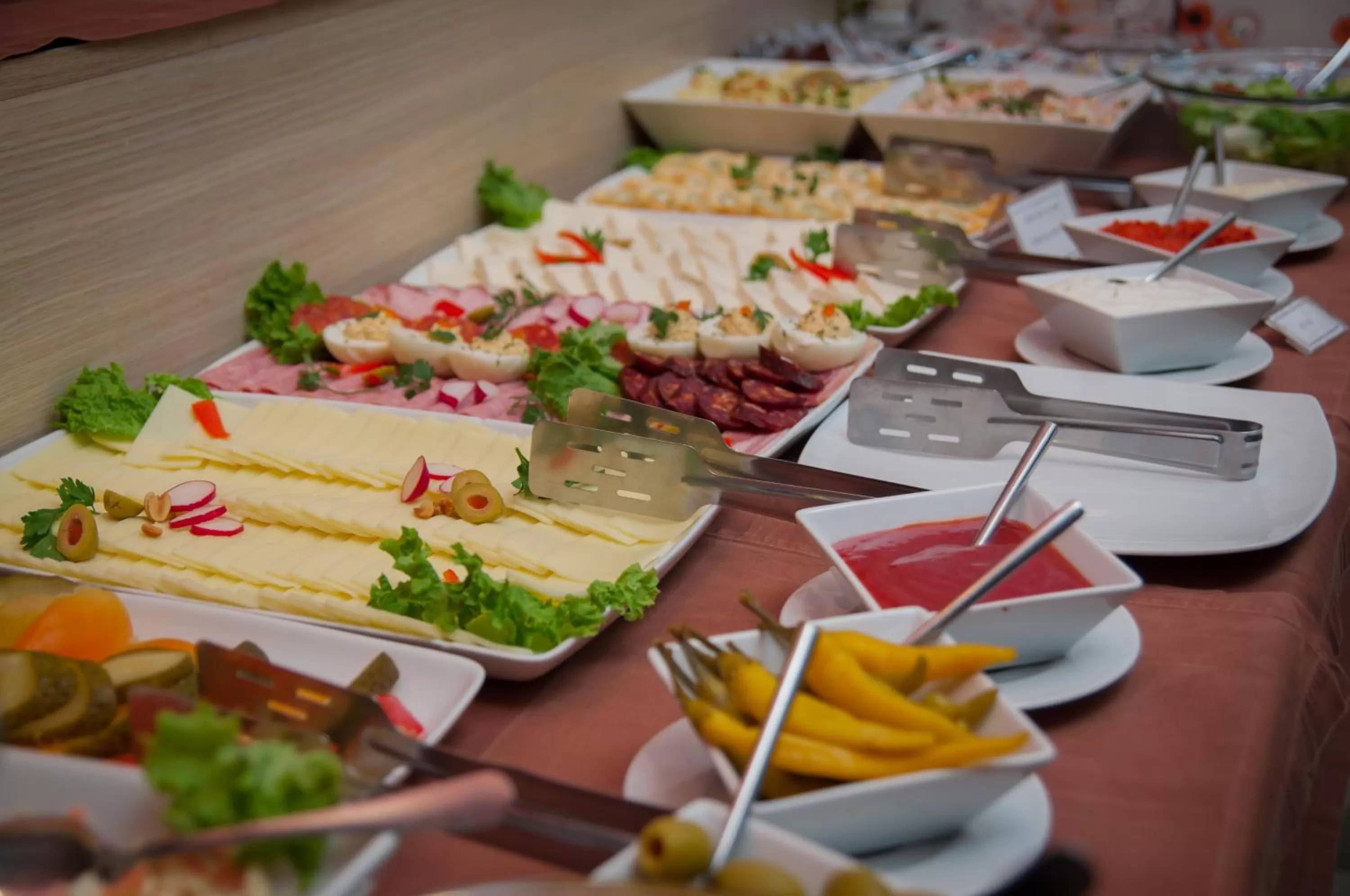 Buffet breakfast in Garni Hotel Vigor - EV station