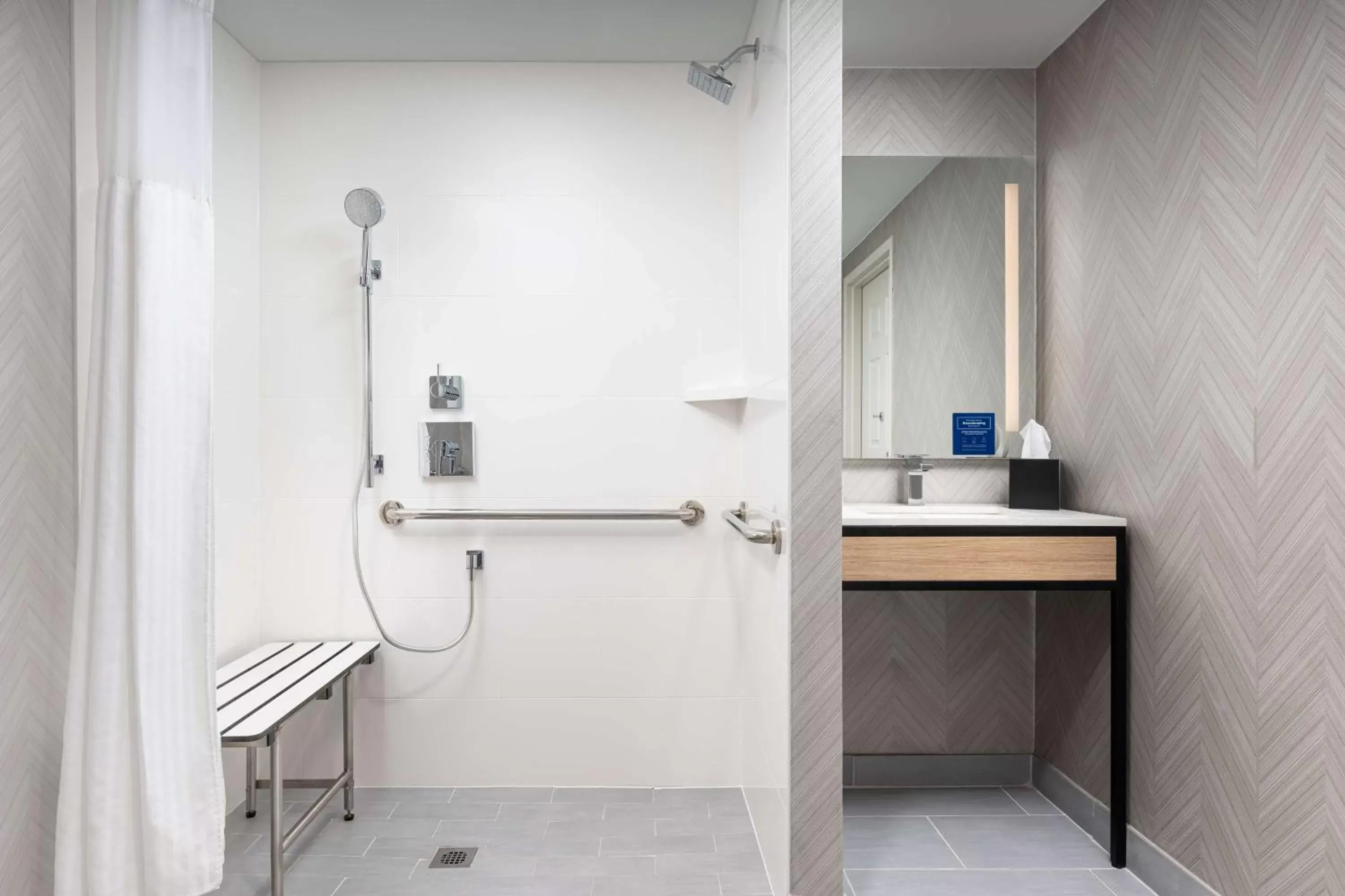 Bathroom in Hilton Garden Inn Chattanooga Downtown Bathroom in Hilton Garden Inn Chattanooga Downtown