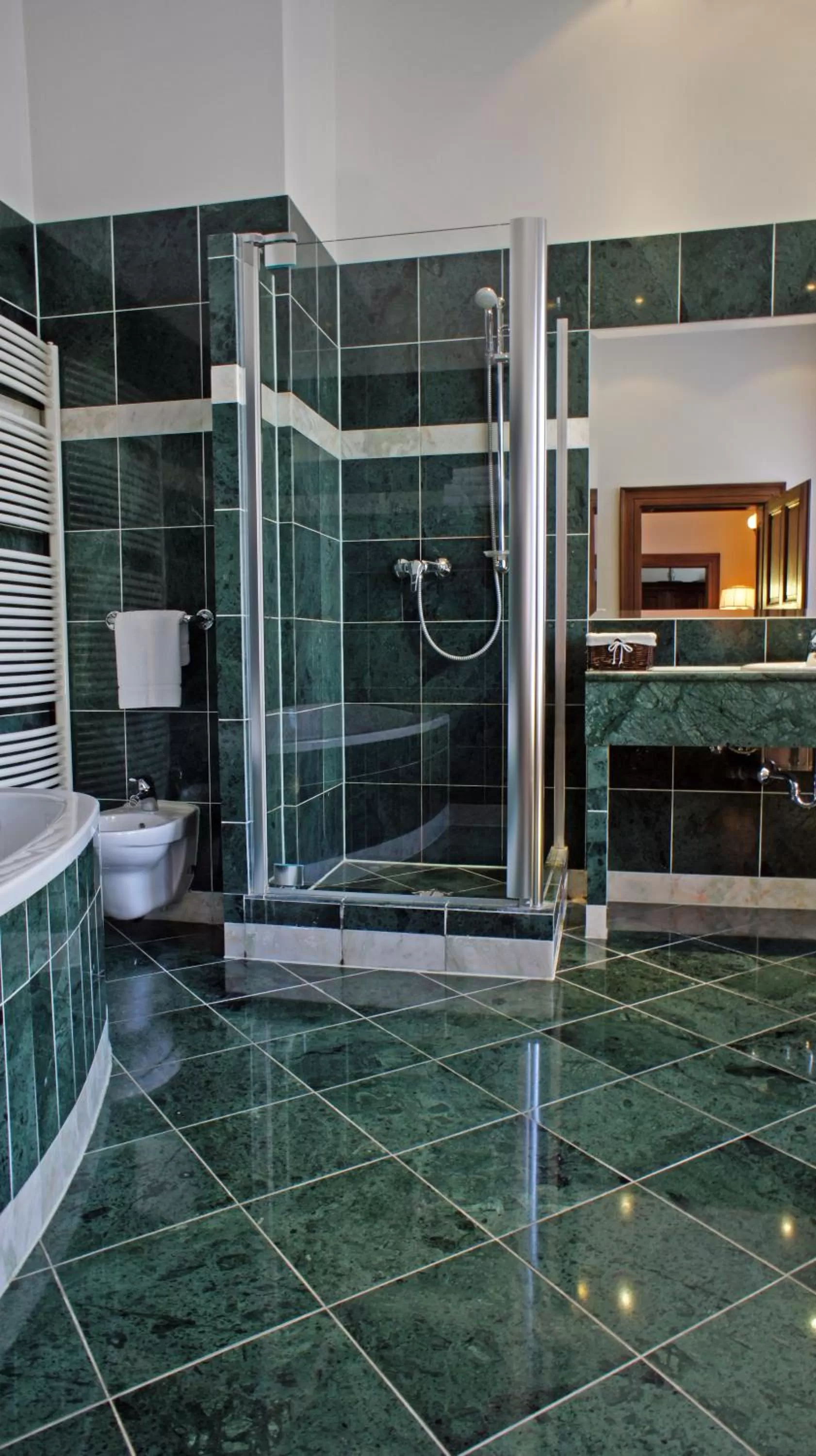 Bathroom in Grand Hotel Praha